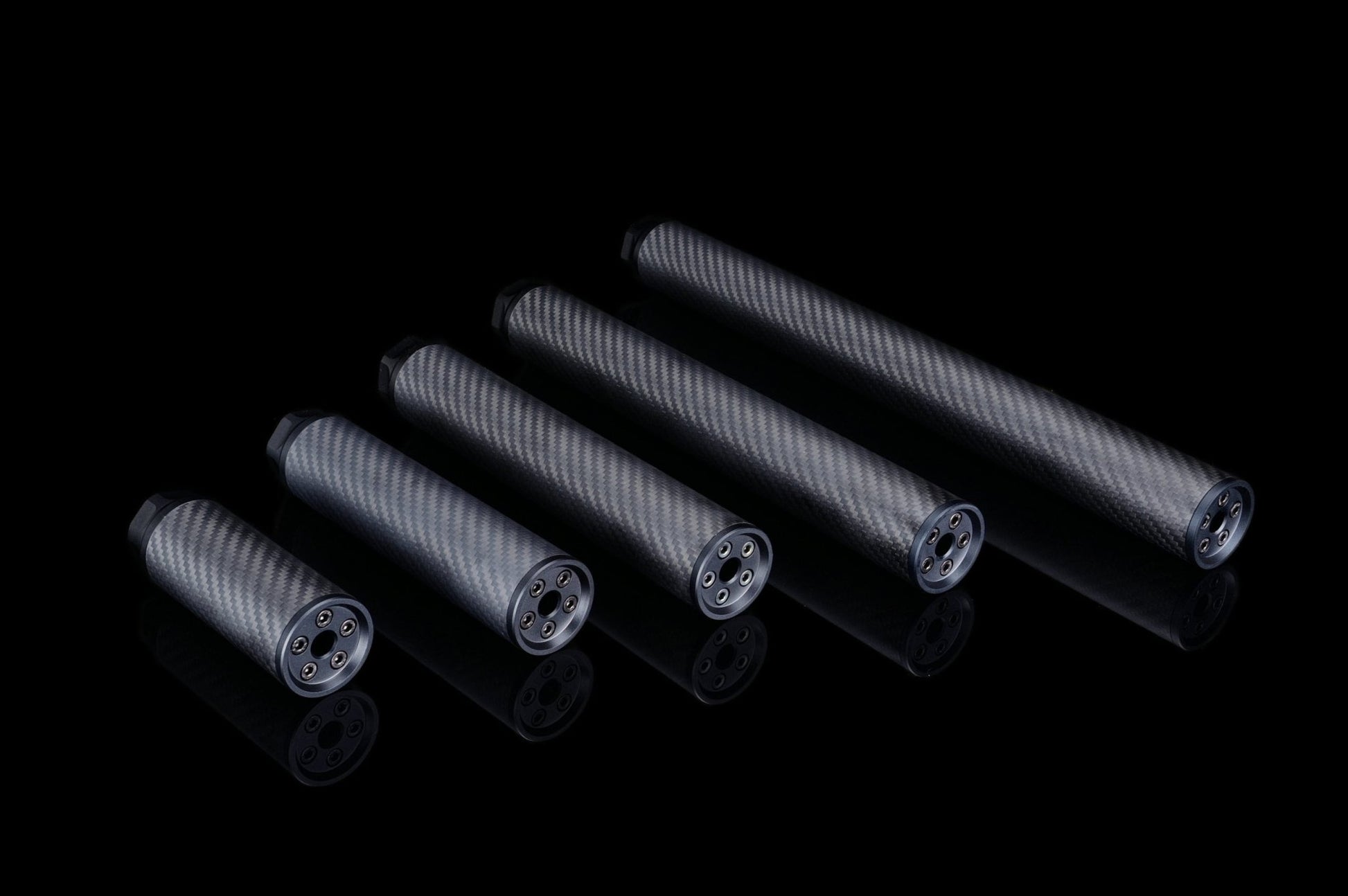 Silverback Airsoft Carbon dummy suppressor, Medium - Longshot Tactical