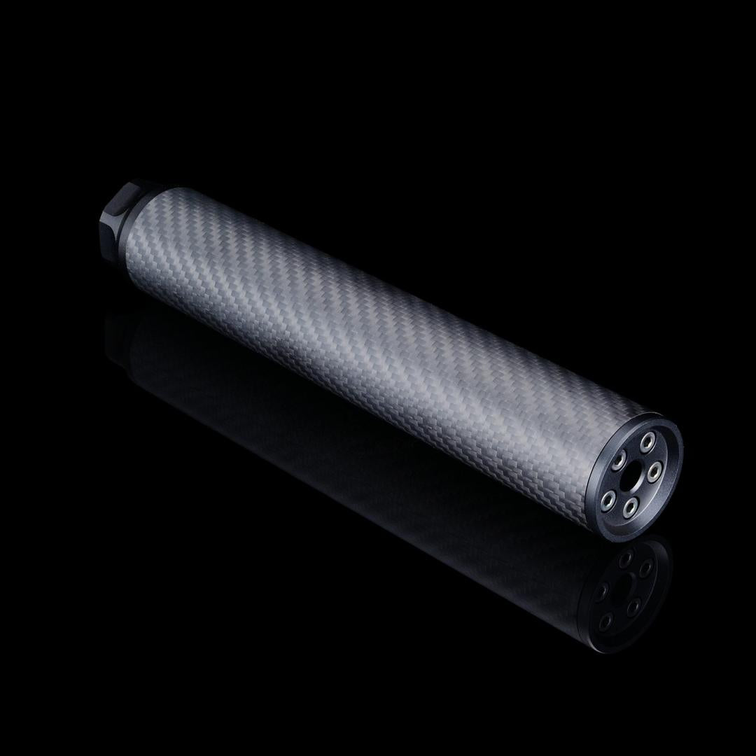 Silverback Carbon dummy suppressor, Long, 24mm CW - Longshot Tactical