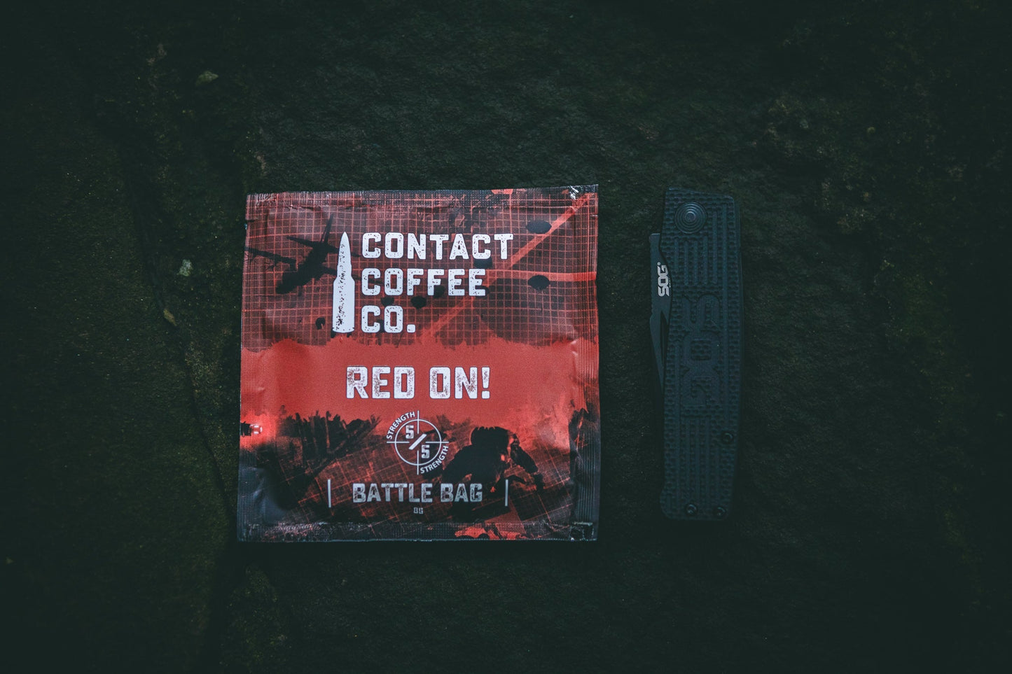 Single Serve Coffee Bags - Red On! - Longshot Tactical