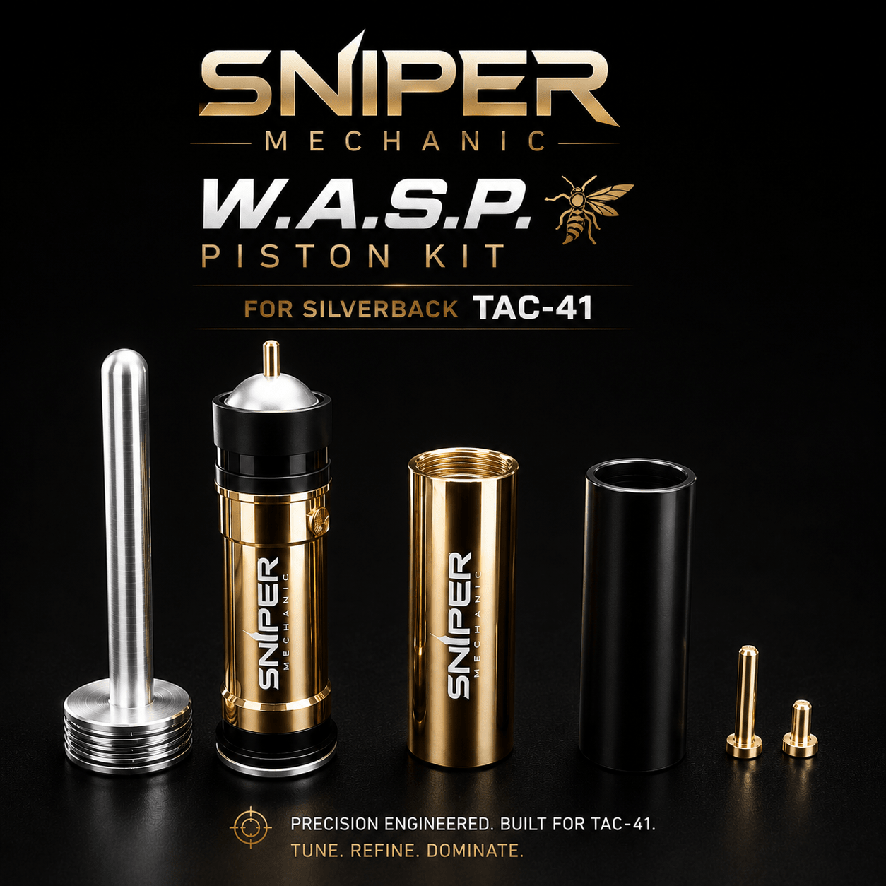 Sniper Mechanics Tac - 41 W.A.S.P Piston - Longshot Tactical