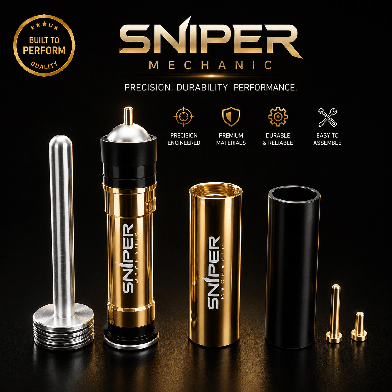 Sniper Mechanics W.A.S.P Piston for VSR - 10 - Longshot Tactical