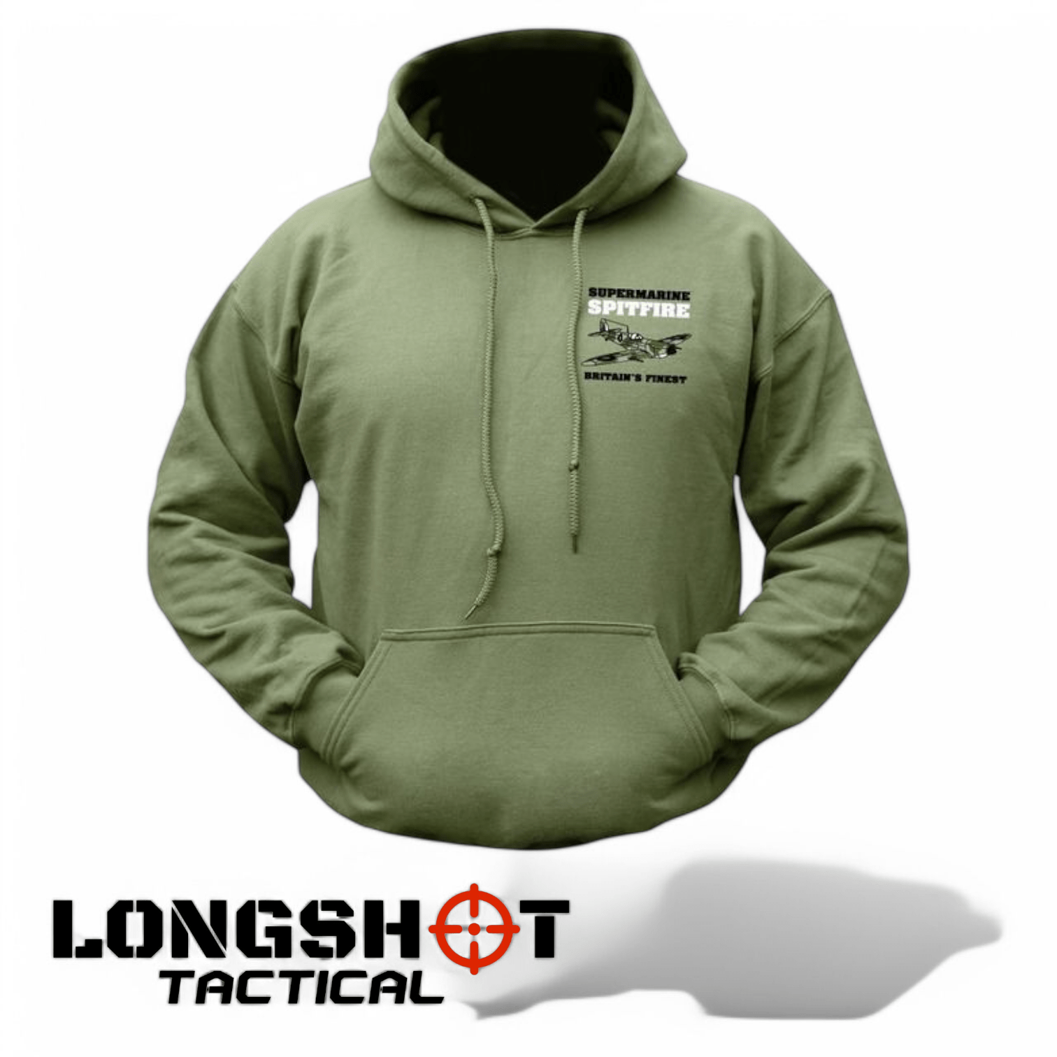 Spitfire Hoodie – Olive Green - Longshot Tactical