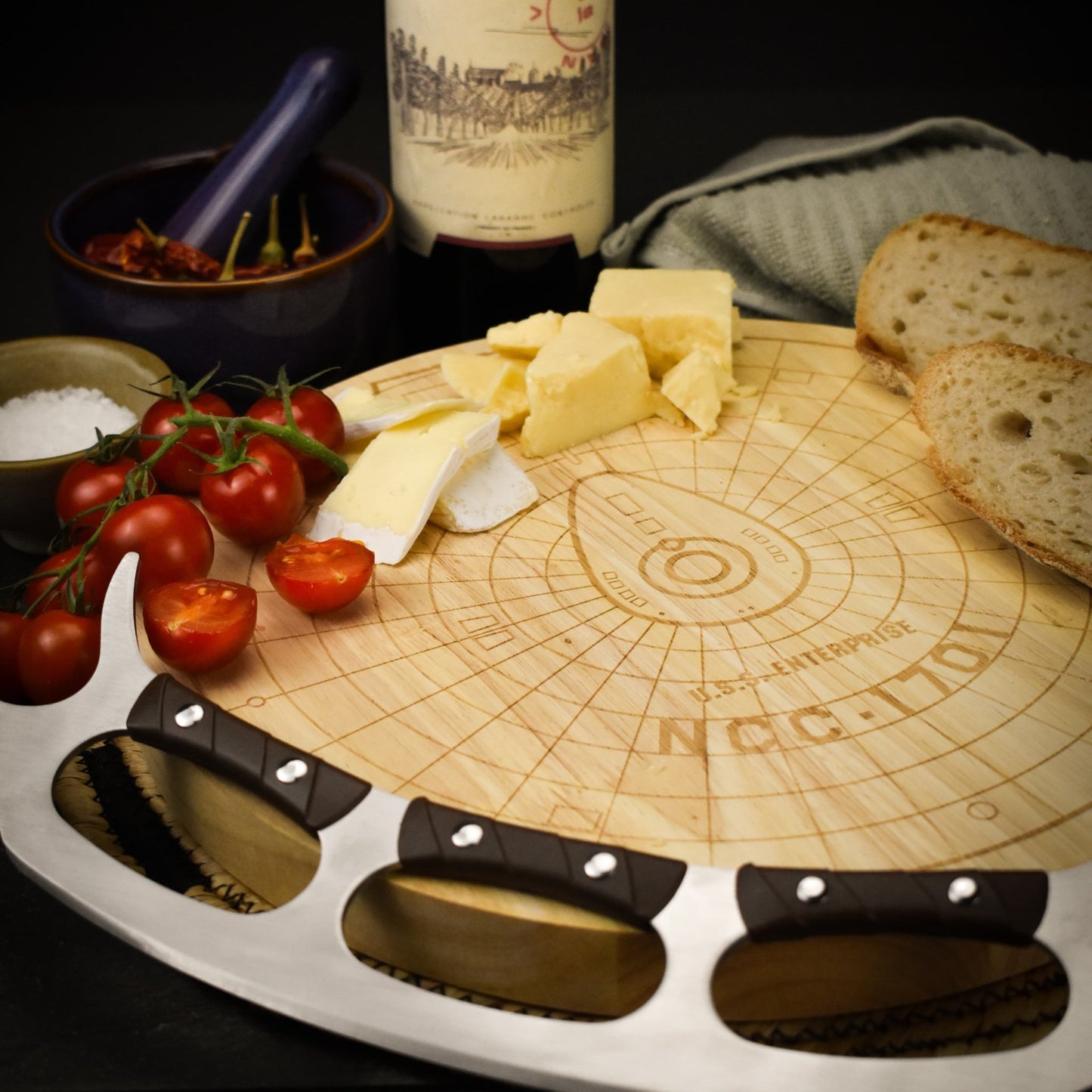 Star Trek™ Enterprise Pizza Board - Longshot Tactical