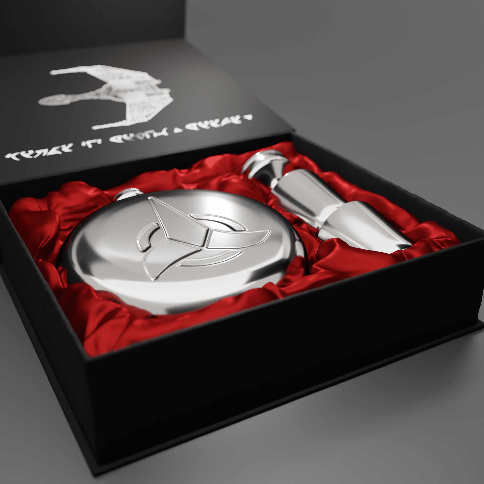 Star Trek™ Klingon Hipflask - Longshot Tactical