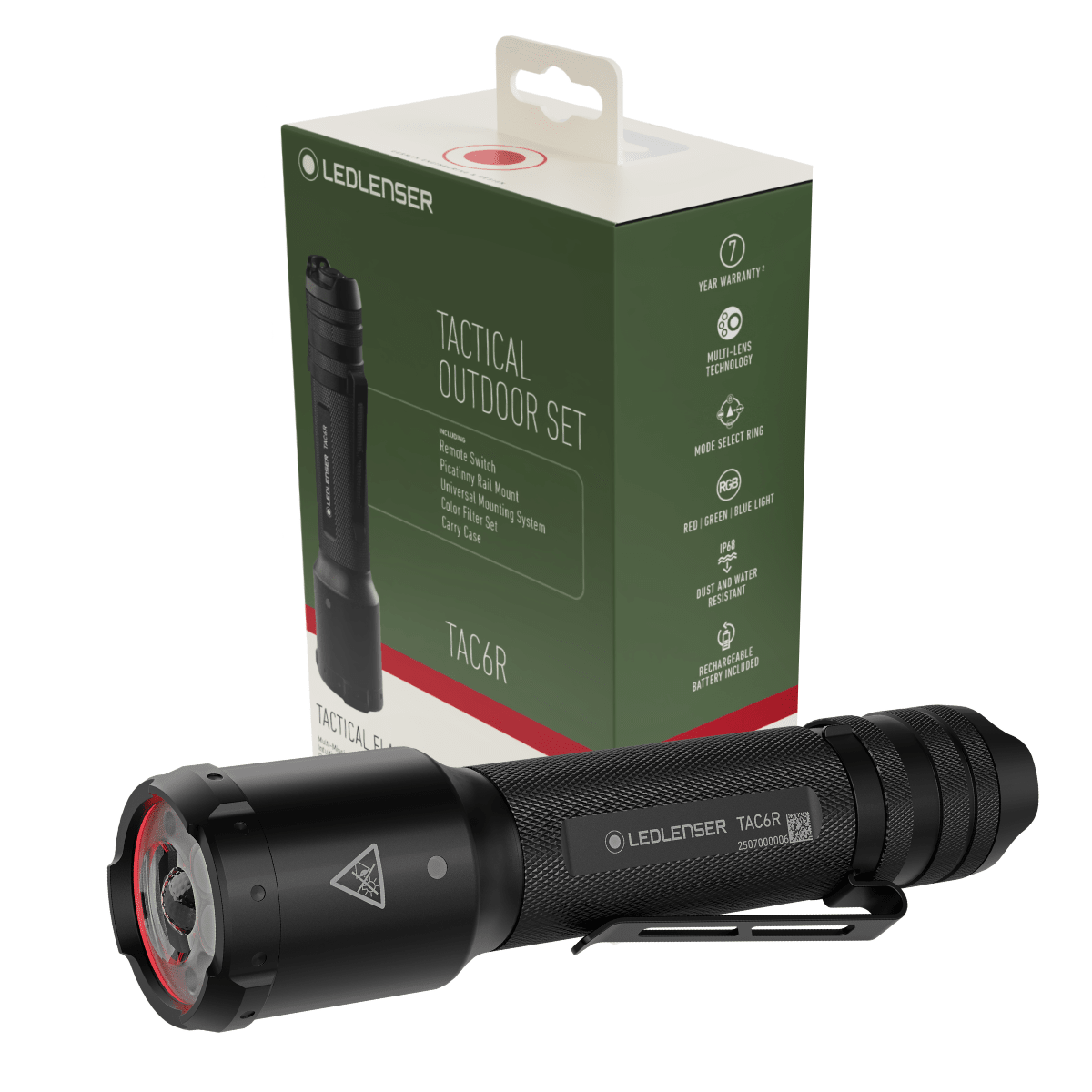 TAC6R Tactical Outdoor Set 2026, 2000 Lumens - Longshot Tactical