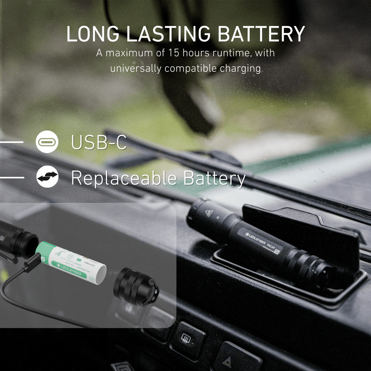 TAC6R Tactical Rechargeable Torch 2026, 2000 Lumens - Longshot Tactical