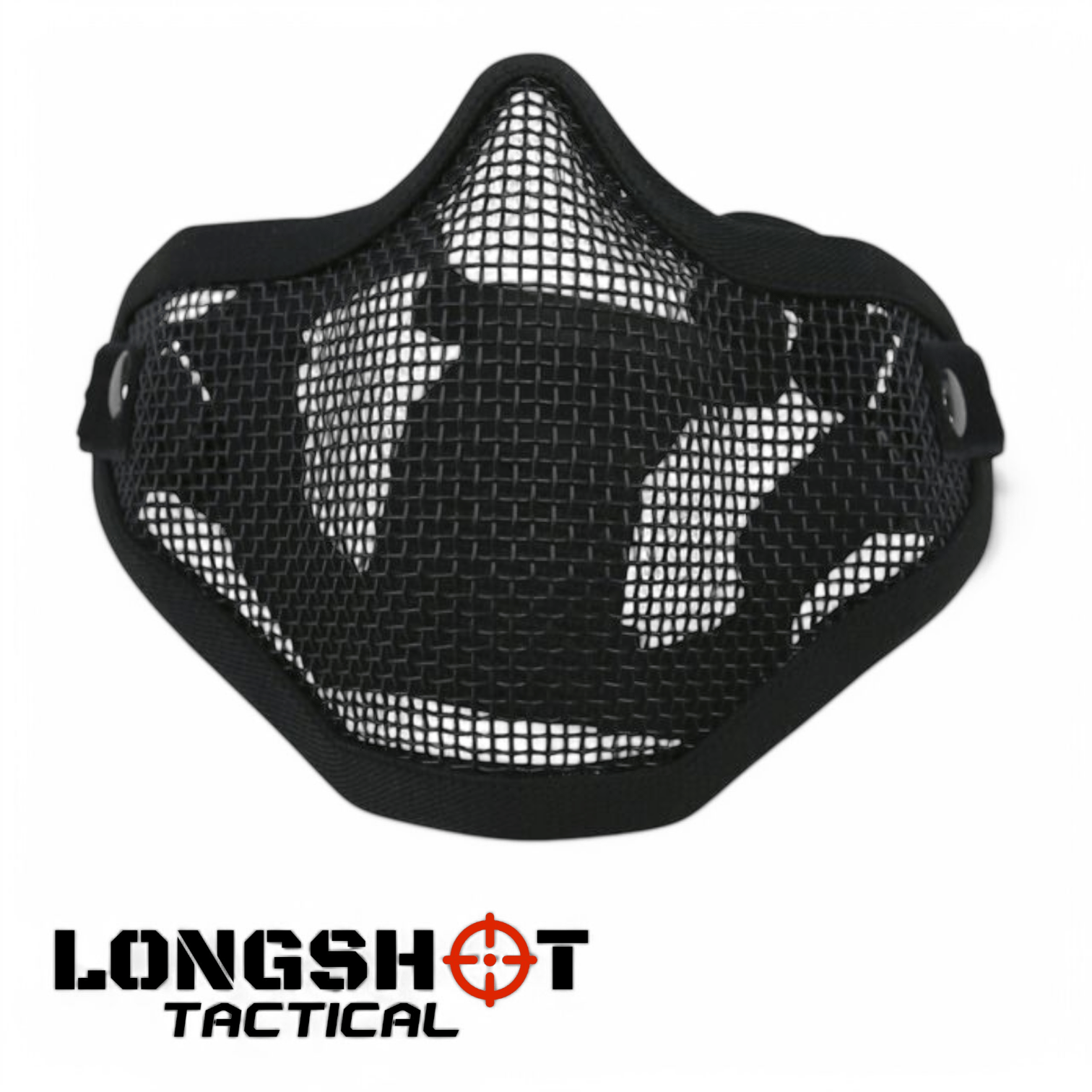 Tactical Airsoft Face Mask – Black - Longshot Tactical