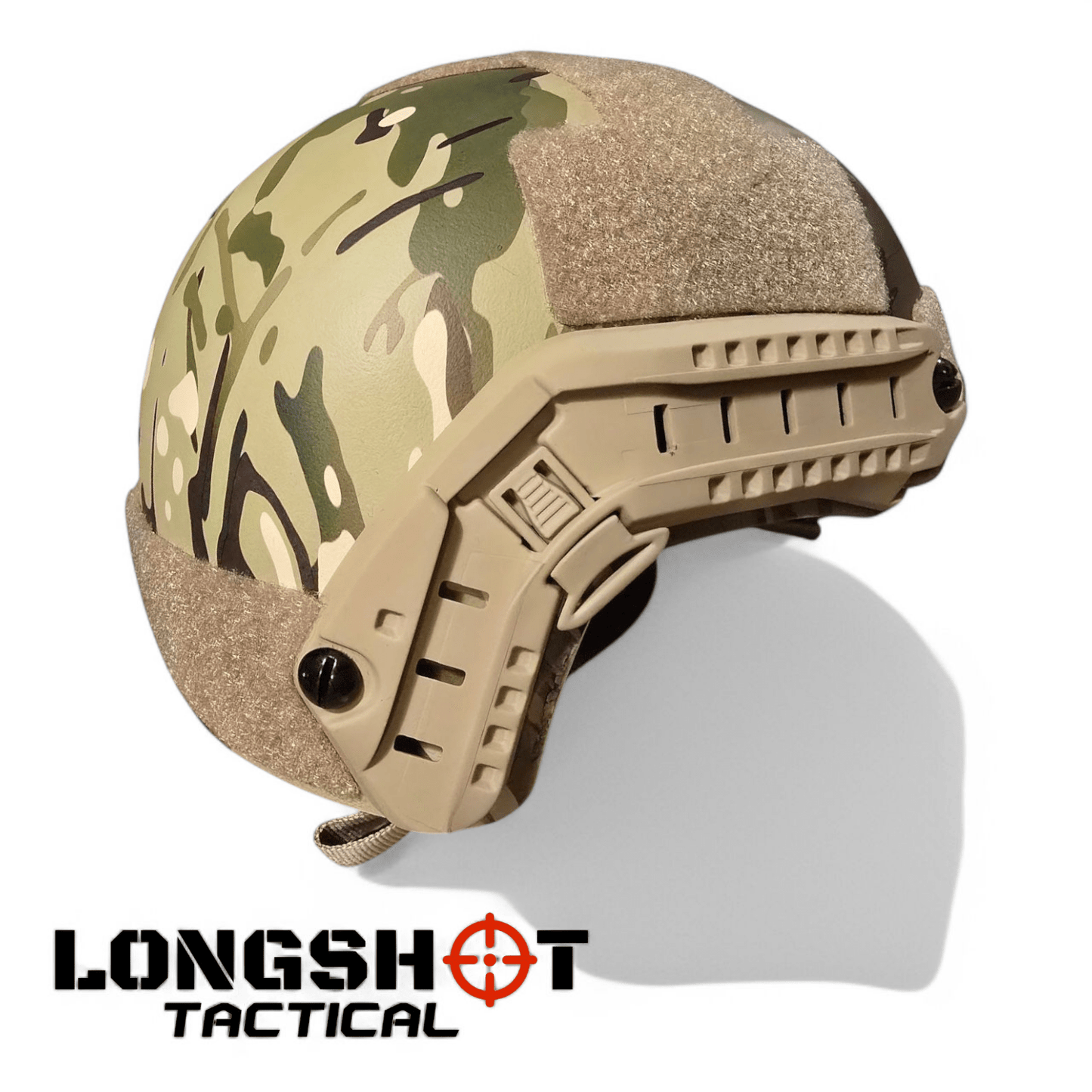 Tactical Airsoft Fast Helmet Replica BTP Camo Military Army Style - Longshot Tactical