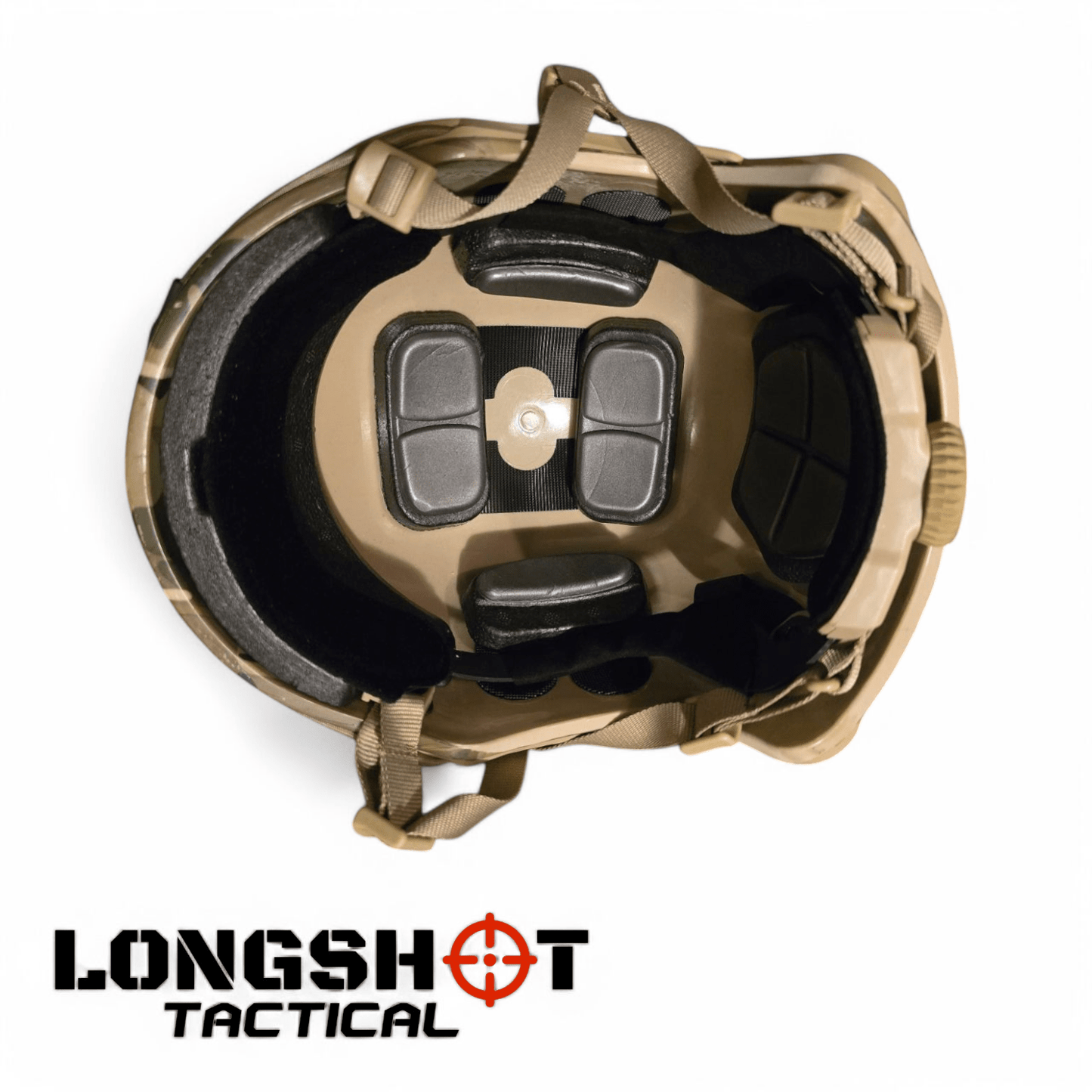 Tactical Airsoft Fast Helmet Replica BTP Camo Military Army Style - Longshot Tactical