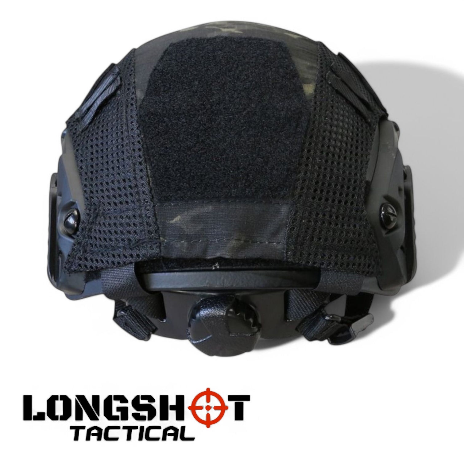Tactical Airsoft Helmet Fast Cover – BTP Camo Black - Longshot Tactical