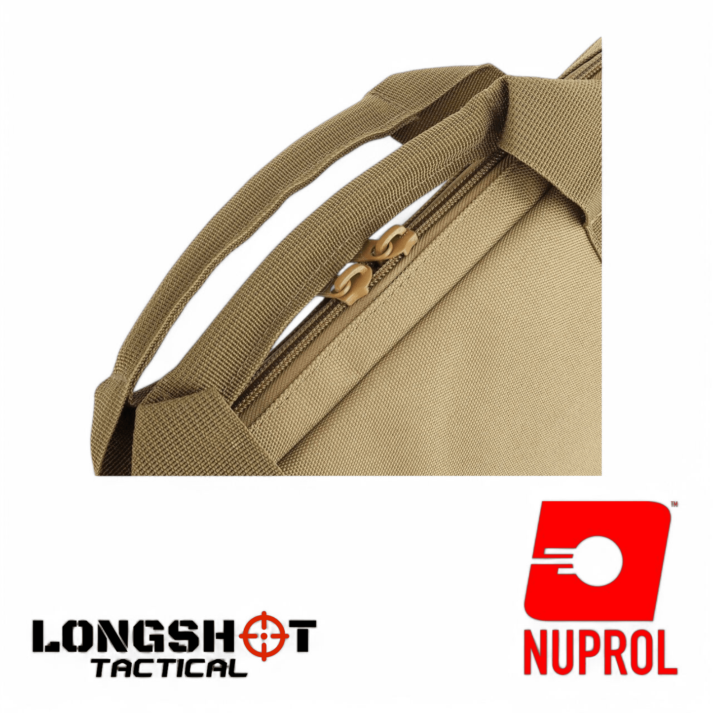 Tactical Airsoft Pistol Case Bag Tan - Longshot Tactical