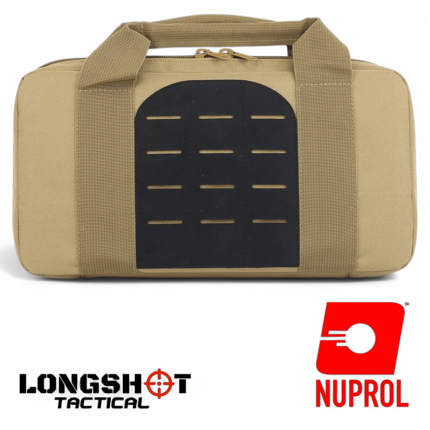 Tactical Airsoft Pistol Case Bag Tan - Longshot Tactical