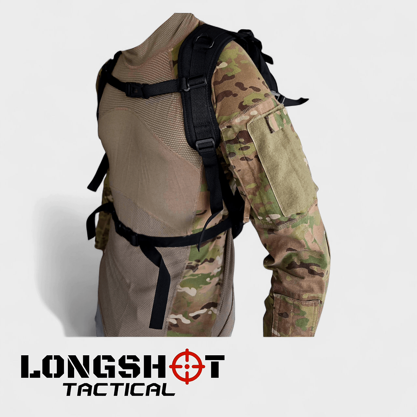 Tactical Backpack Day Pack - Black - Longshot Tactical