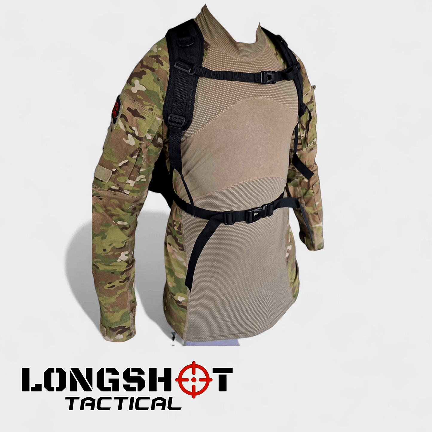 Tactical Backpack Day Pack - Black - Longshot Tactical