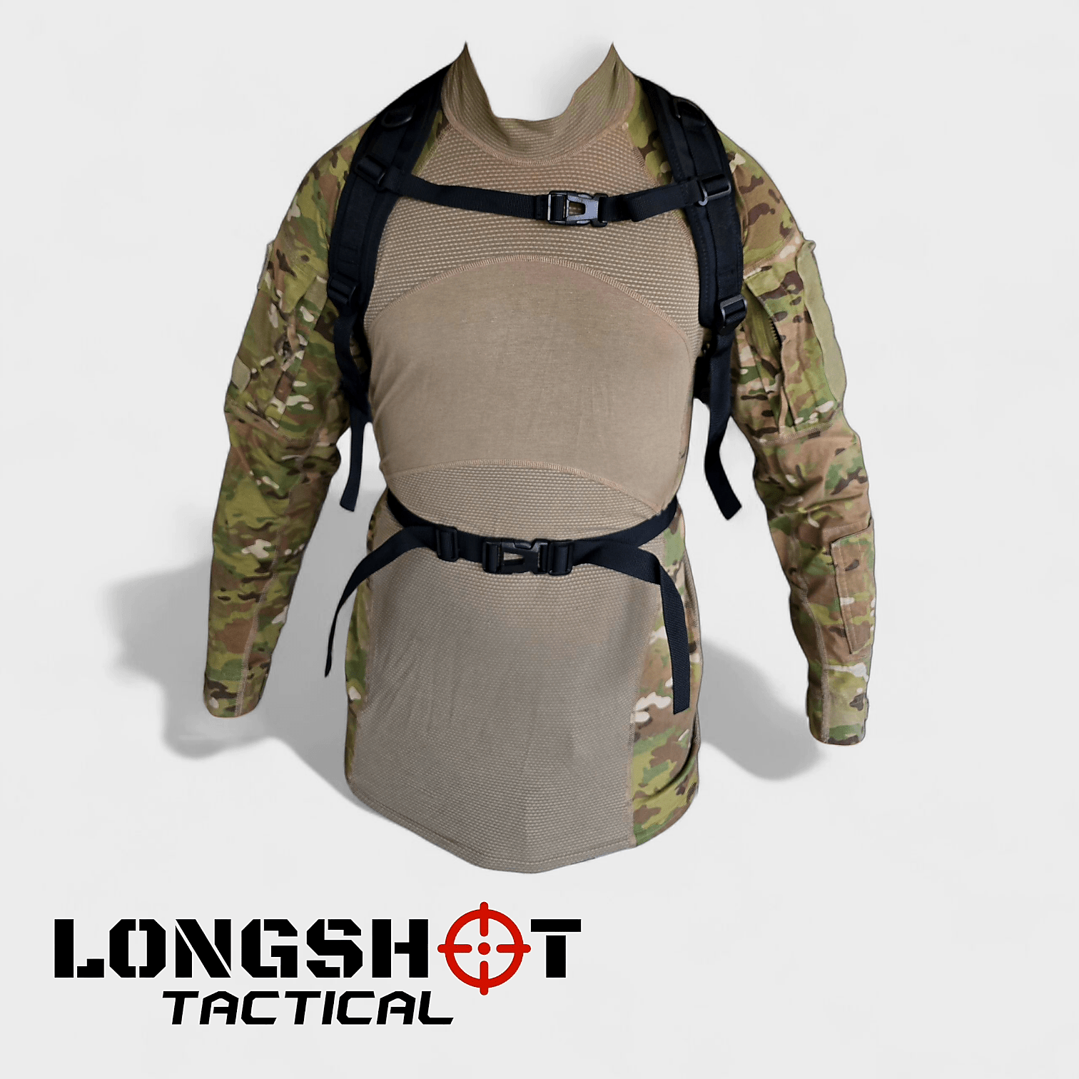 Tactical Backpack Day Pack - Black - Longshot Tactical