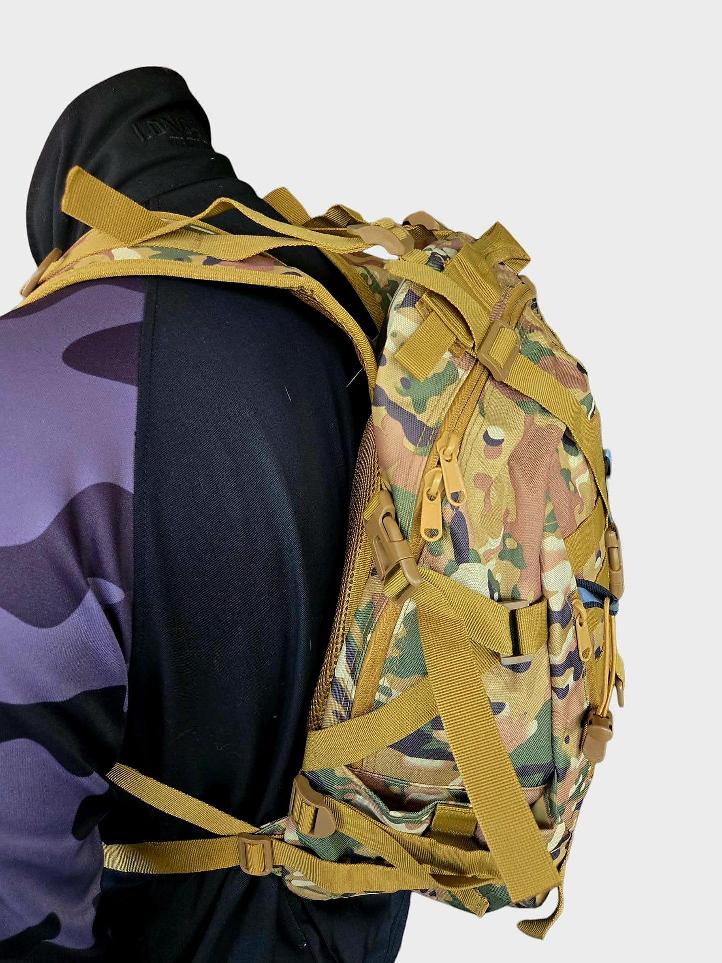 Tactical Backpack Day Pack - Camo - Longshot Tactical