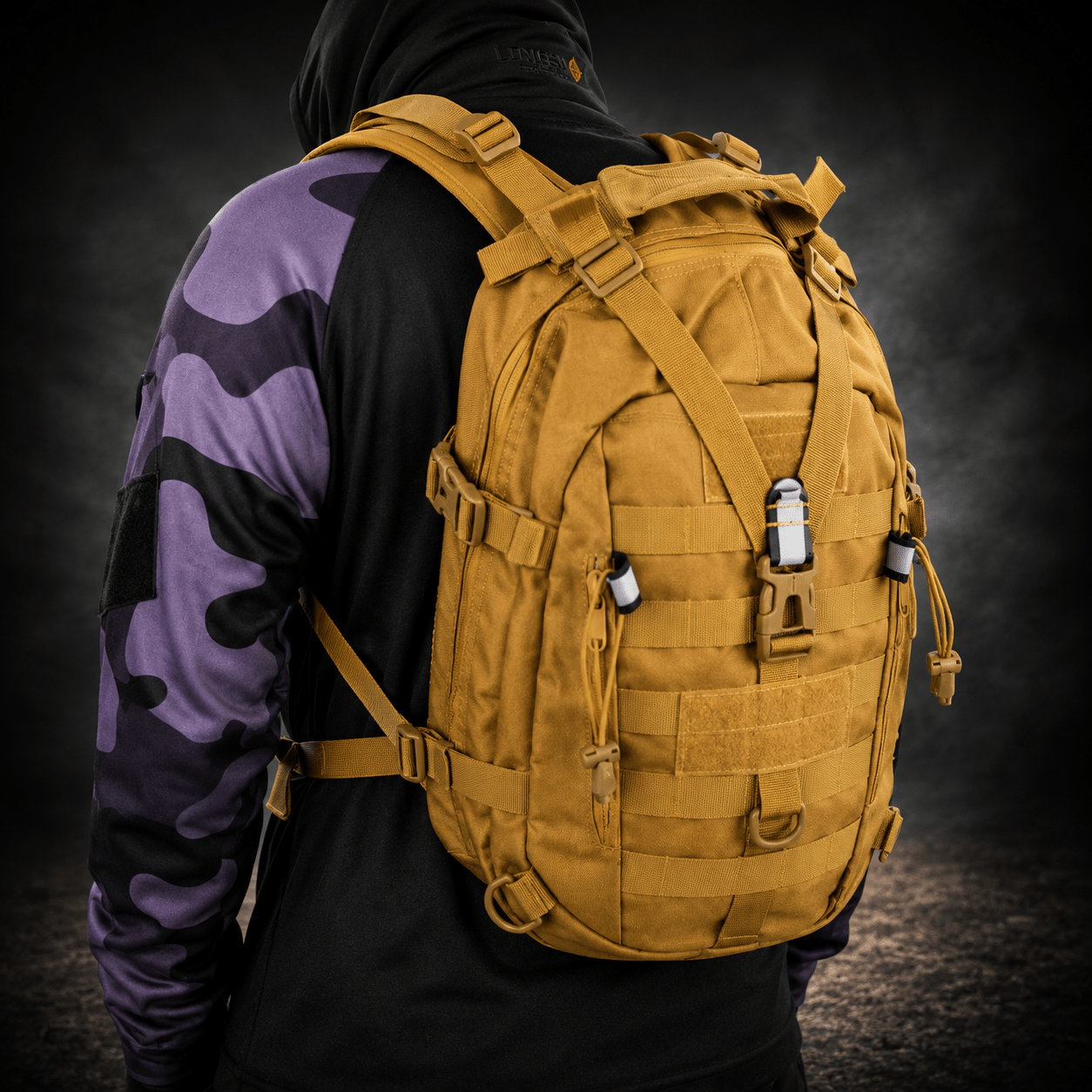 Tactical Backpack Day Pack - Coyote - Longshot Tactical