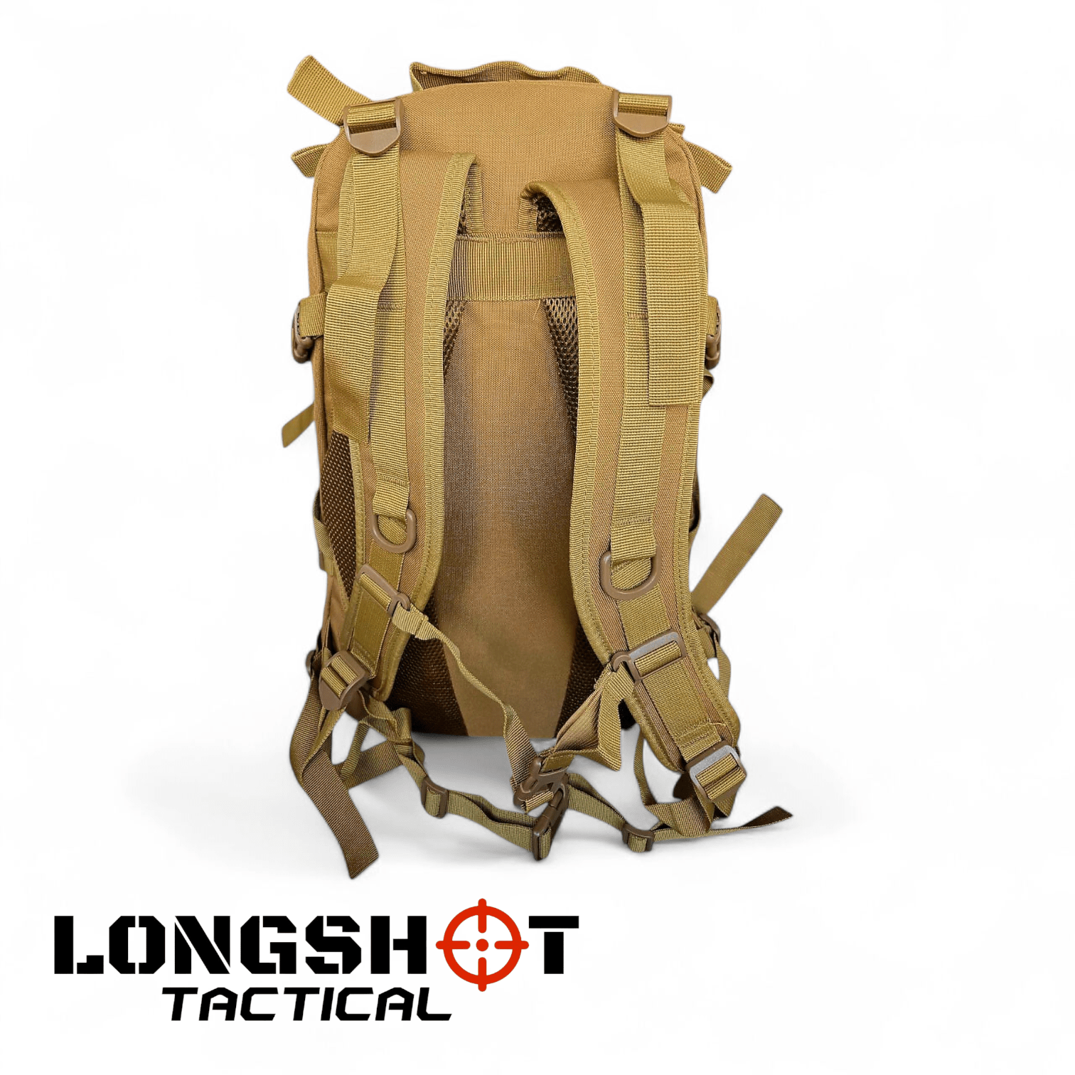 Tactical Backpack Day Pack - Coyote - Longshot Tactical