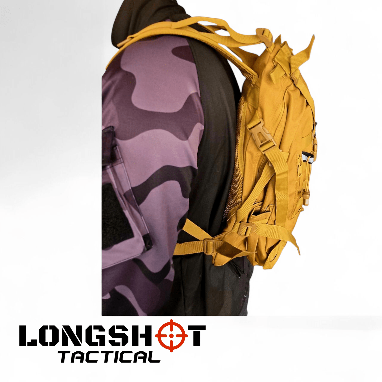 Tactical Backpack Day Pack - Coyote - Longshot Tactical