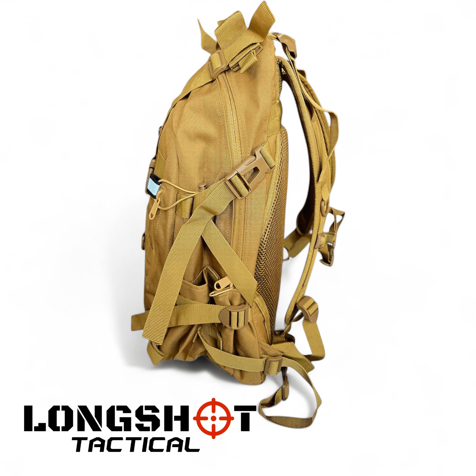 Tactical Backpack Day Pack - Coyote - Longshot Tactical