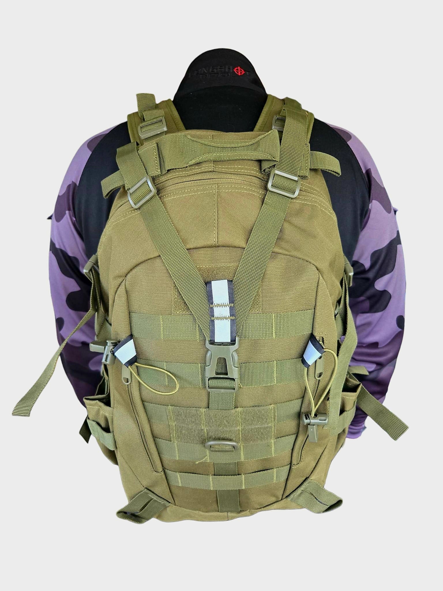 Tactical Backpack Day Pack - Olive Green - Longshot Tactical