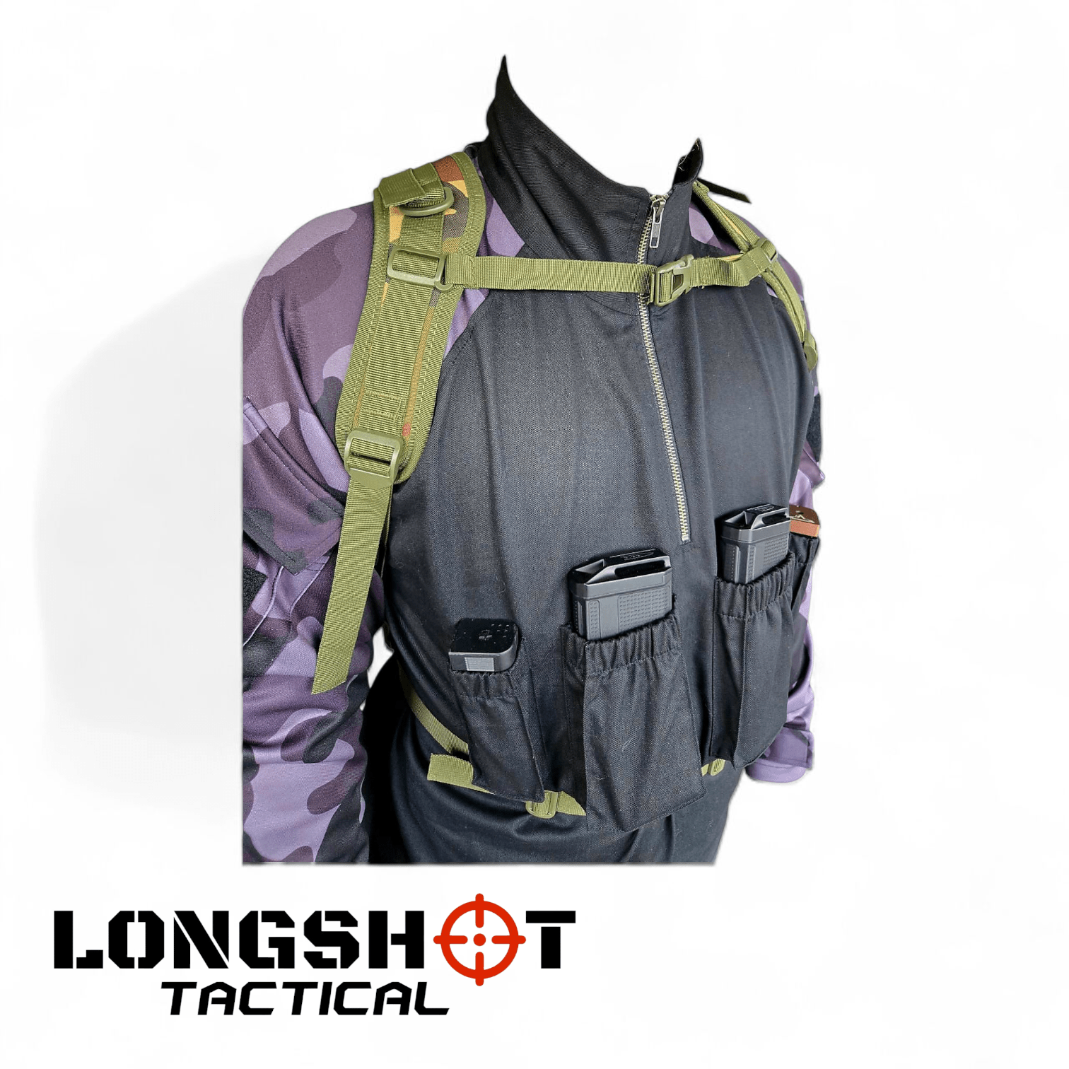 Tactical Backpack Day Pack - Woodland - Longshot Tactical
