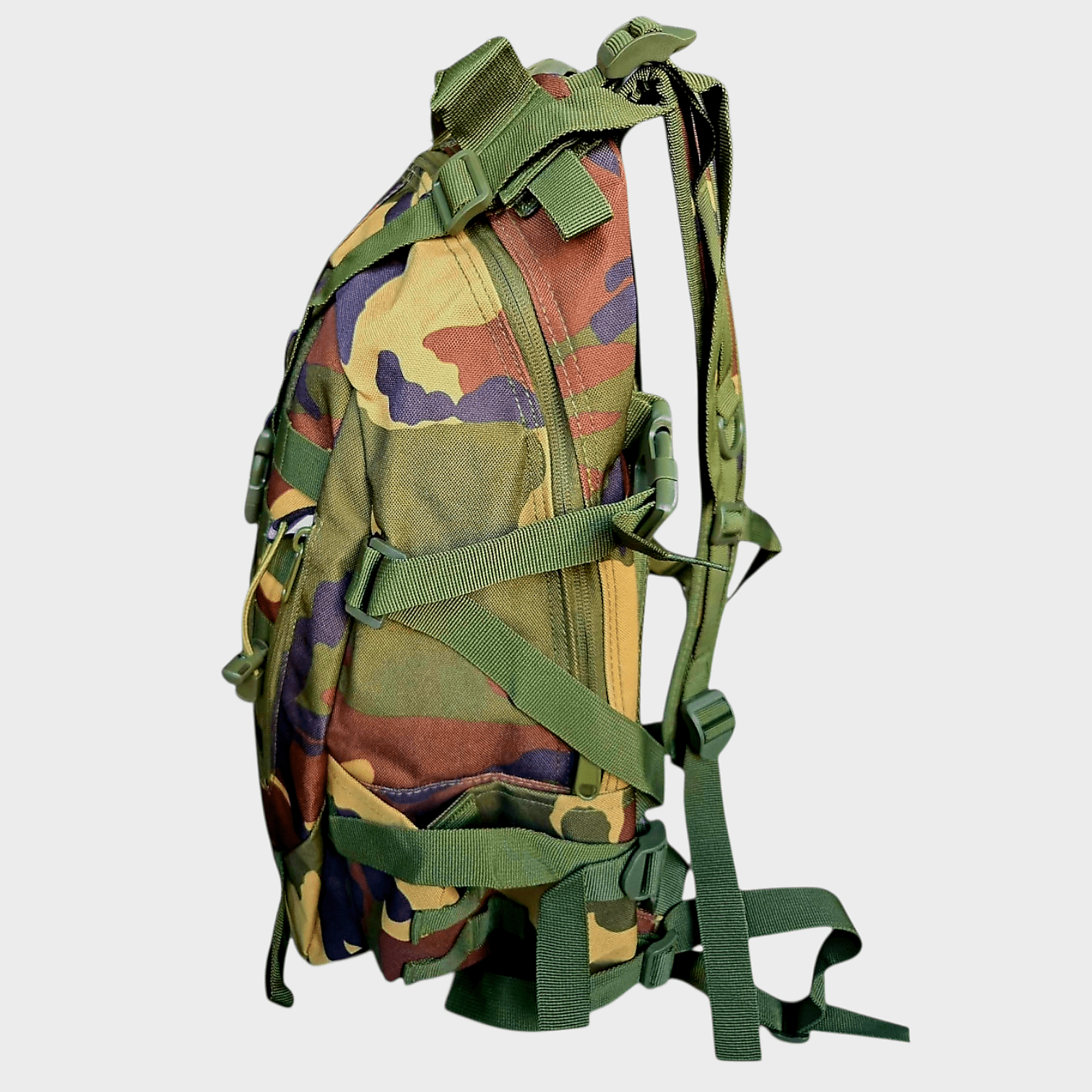 Tactical Backpack Day Pack - Woodland - Longshot Tactical