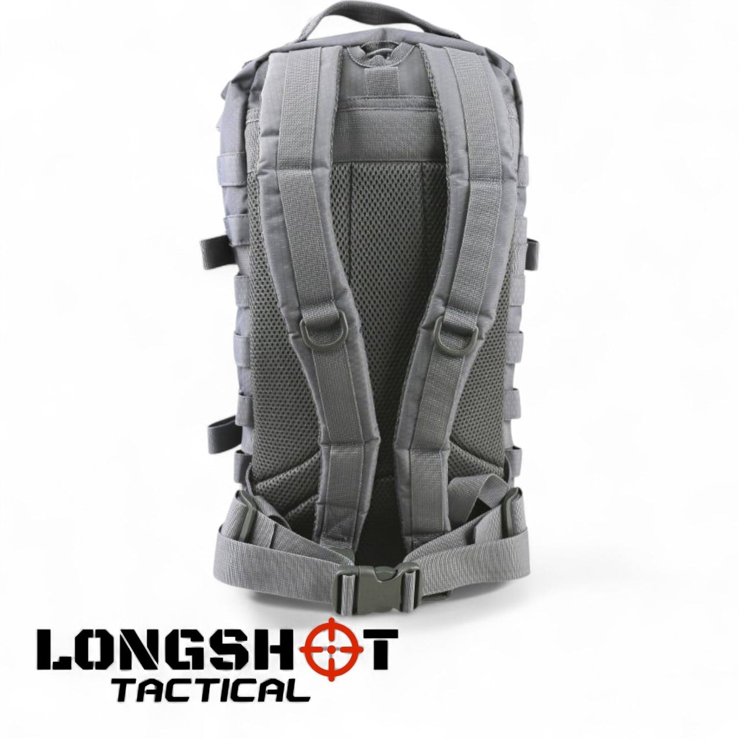 Tactical Backpack Hex – Stop Small Molle Assault Pack - Gun Metal Grey - Longshot Tactical
