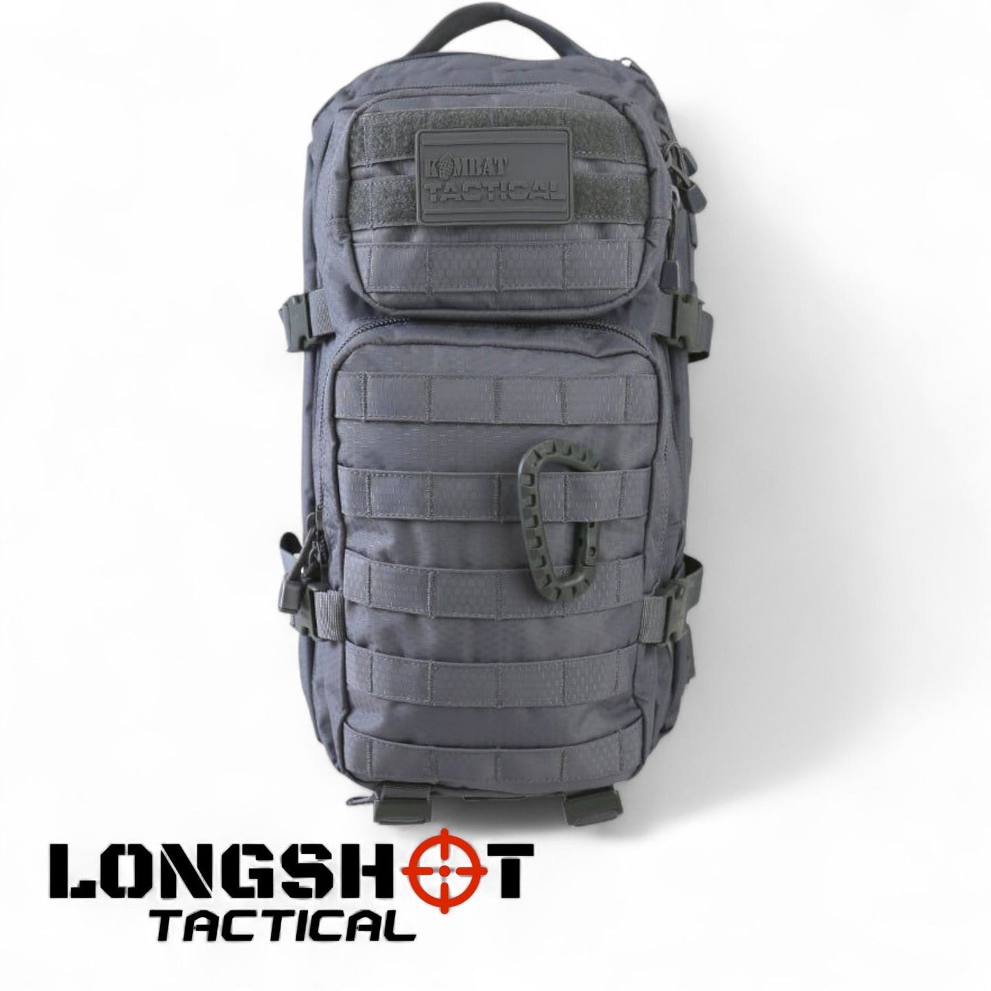 Tactical Backpack Hex – Stop Small Molle Assault Pack - Gun Metal Grey - Longshot Tactical