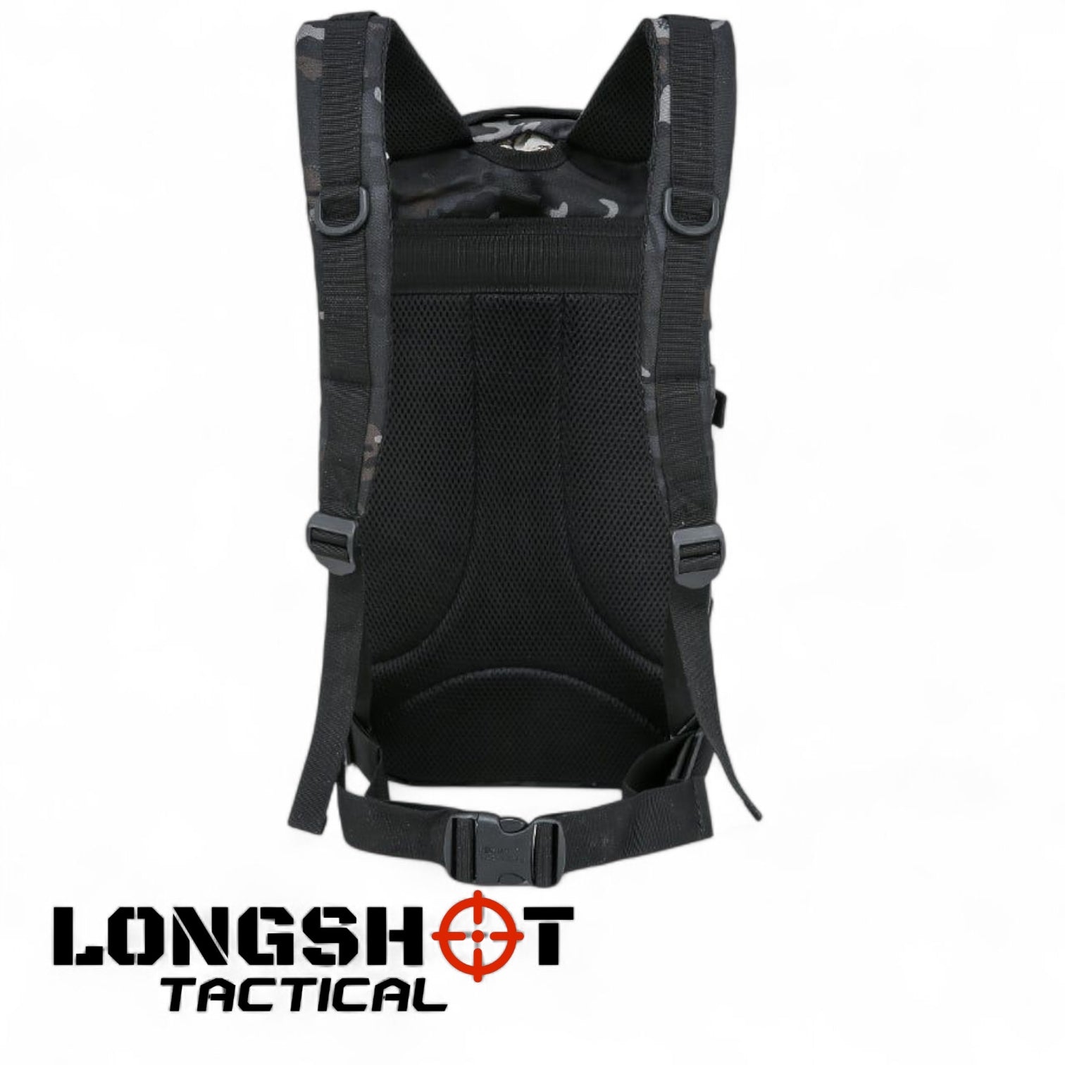 Tactical Backpack Small Molle Assault Pack 28 Litre – BTP Black - Longshot Tactical