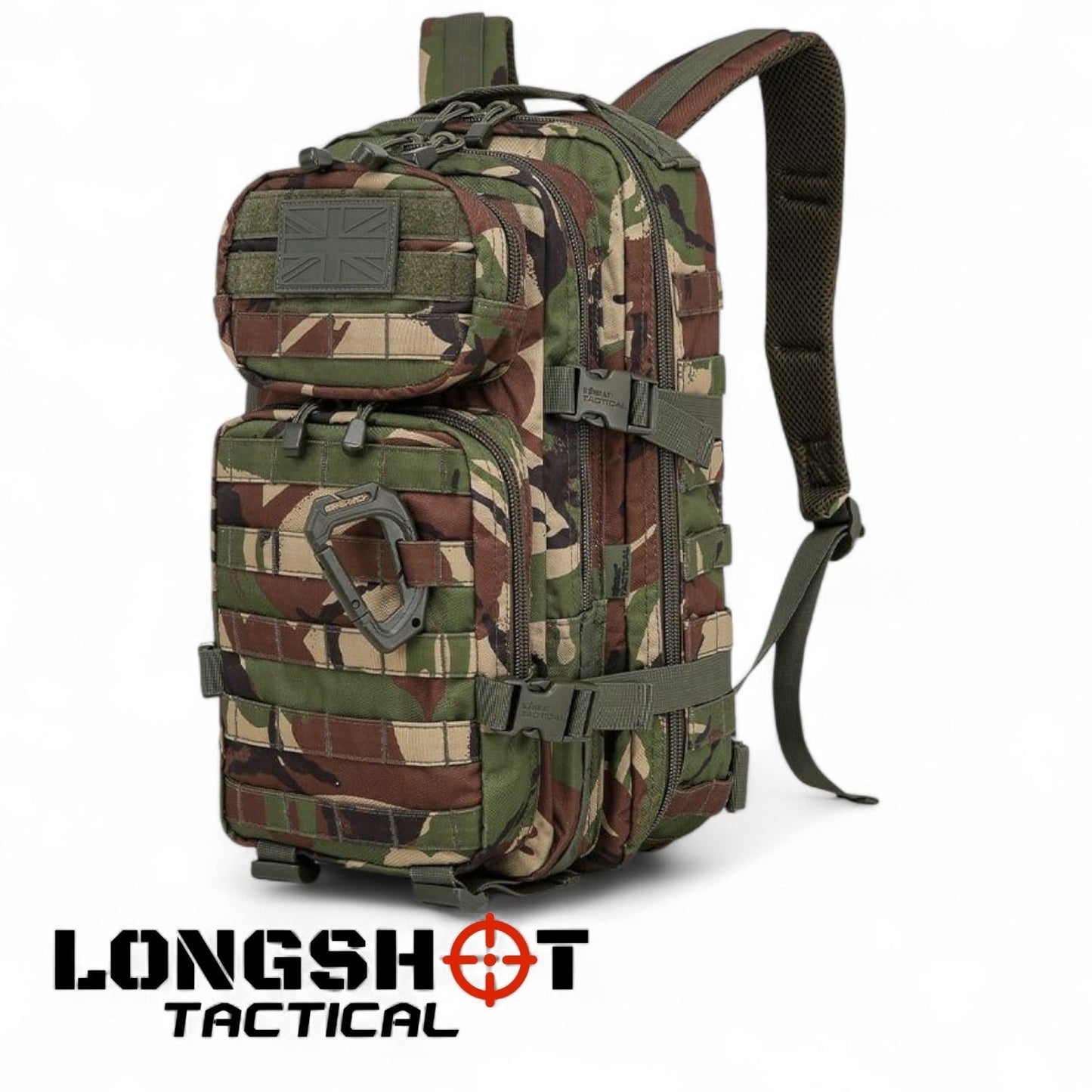 Tactical Backpack Small Molle Assault Pack 28 Litre – DPM - Longshot Tactical