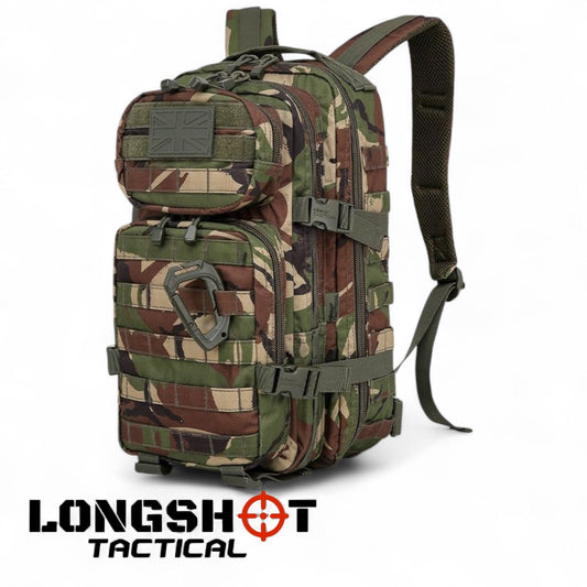 Tactical Backpack Small Molle Assault Pack 28 Litre – DPM - Longshot Tactical