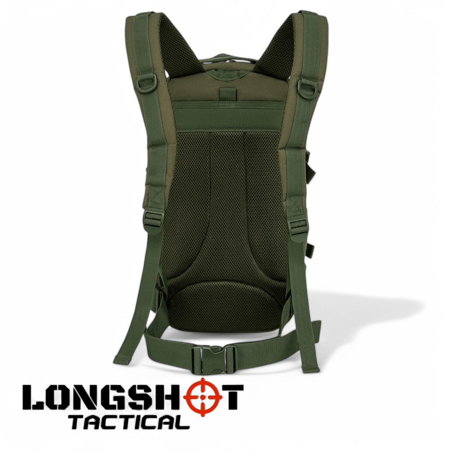 Tactical Backpack Small Molle Assault Pack 28 Litre – Olive Green - Longshot Tactical