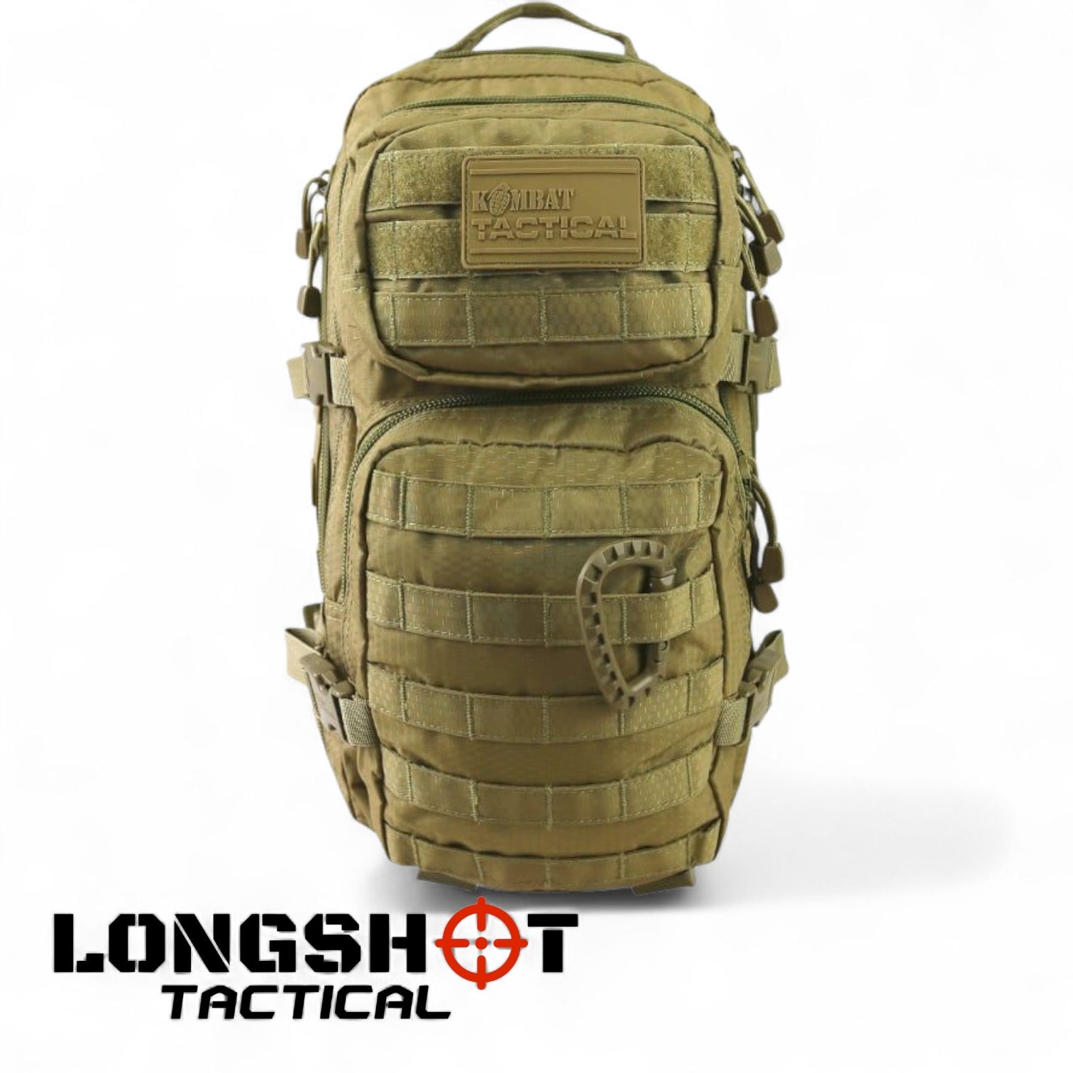Tactical Backpack – Stop Small Molle Assault Pack – Coyote - Longshot Tactical