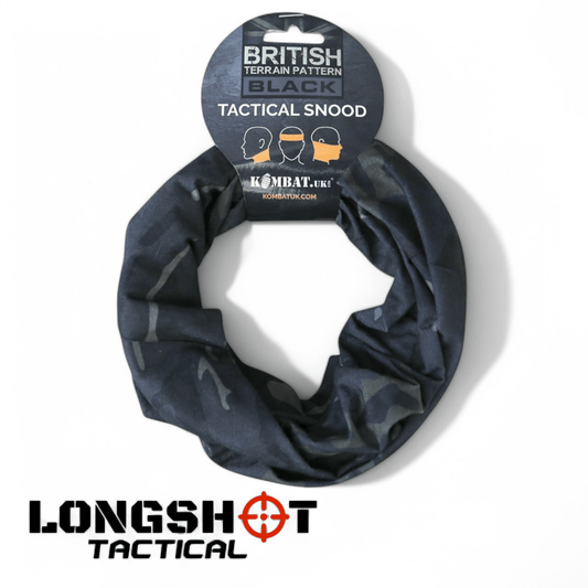 Tactical Snood – BTP Black - Longshot Tactical