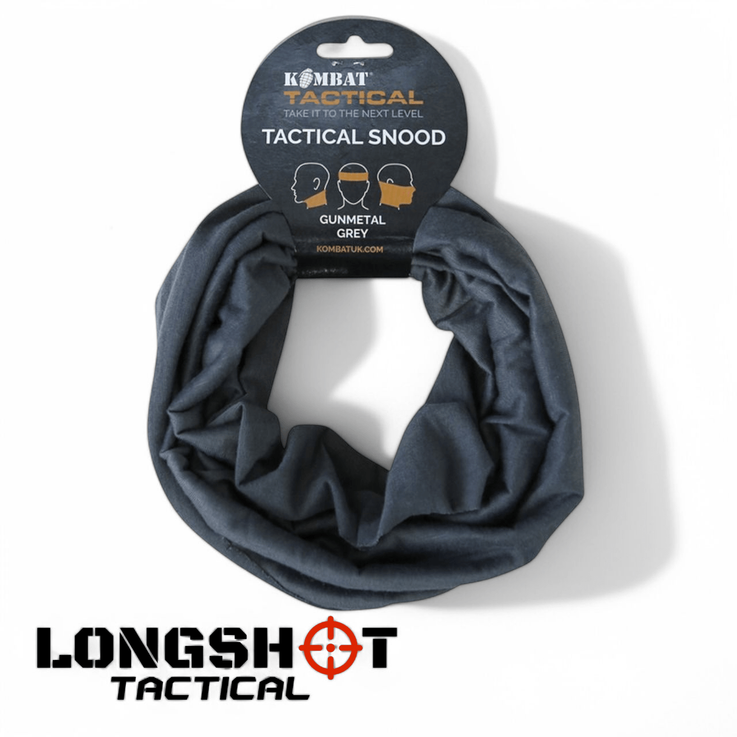 Tactical Snood – Gunmetal Grey - Longshot Tactical