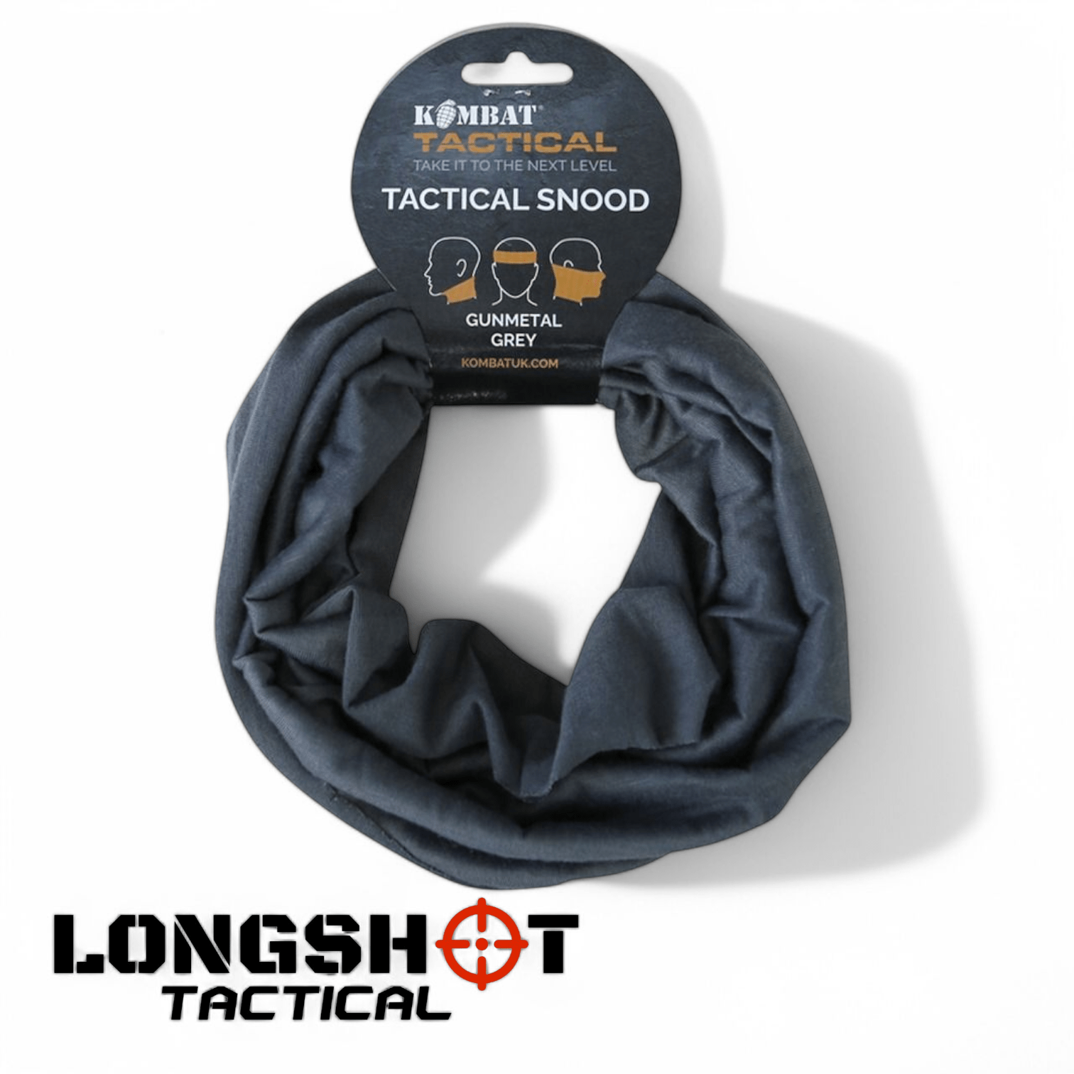 Tactical Snood – Gunmetal Grey - Longshot Tactical