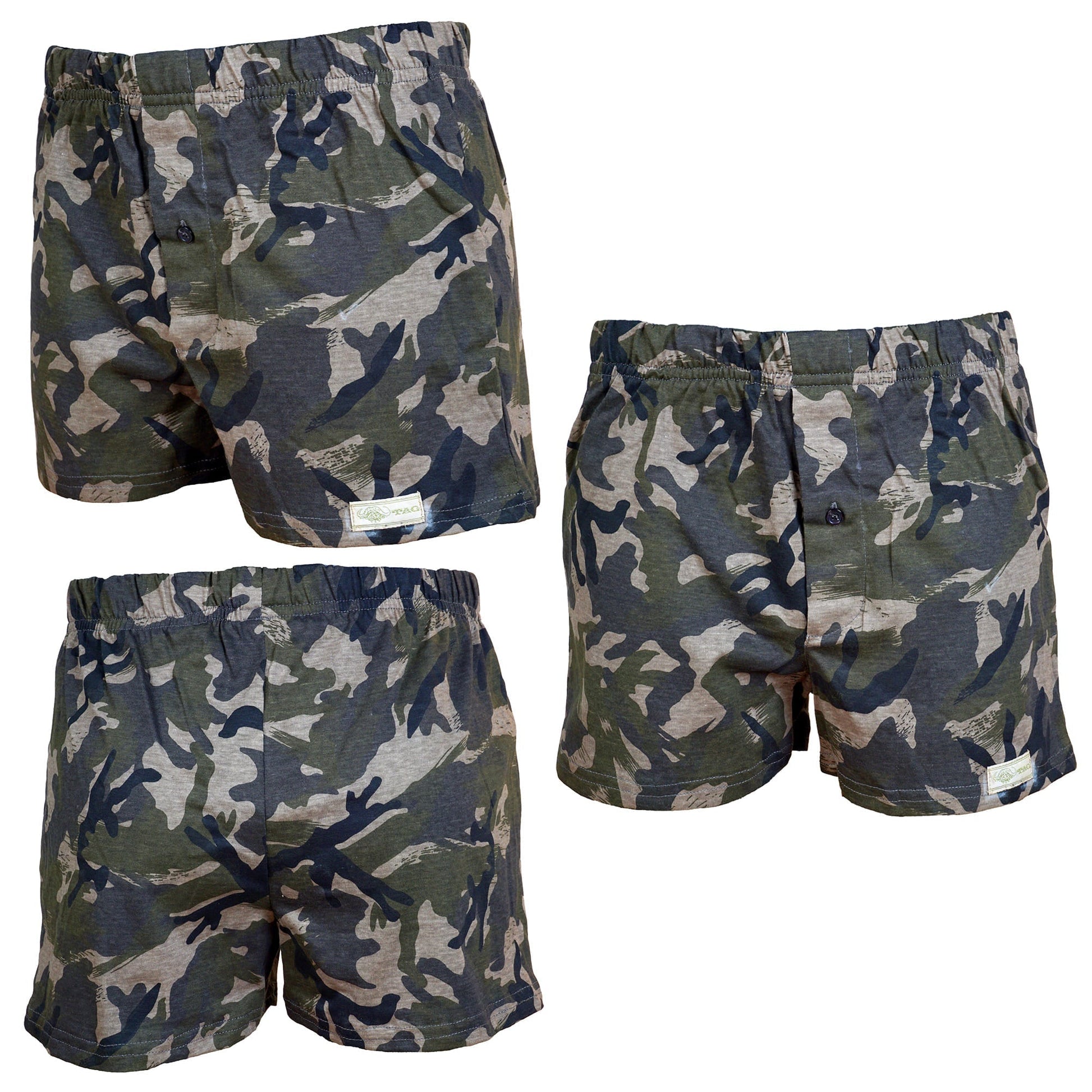 Tag Safari Go Wild Boxer Shorts 3 Pack for Men - Longshot Tactical