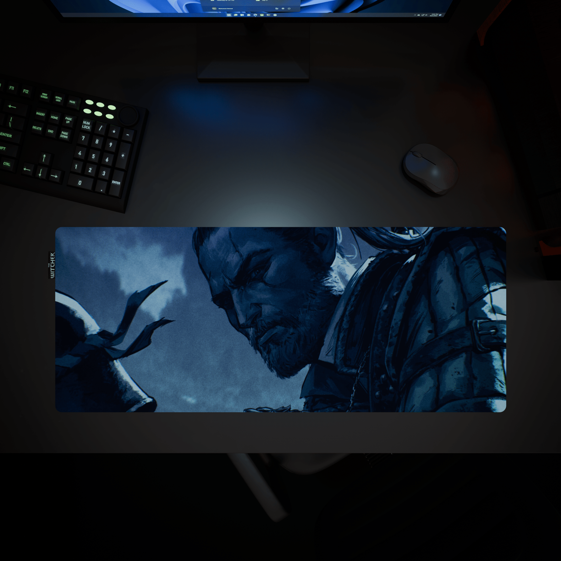 The Witcher™ Desk Mat - Geralt of Rivia - Longshot Tactical