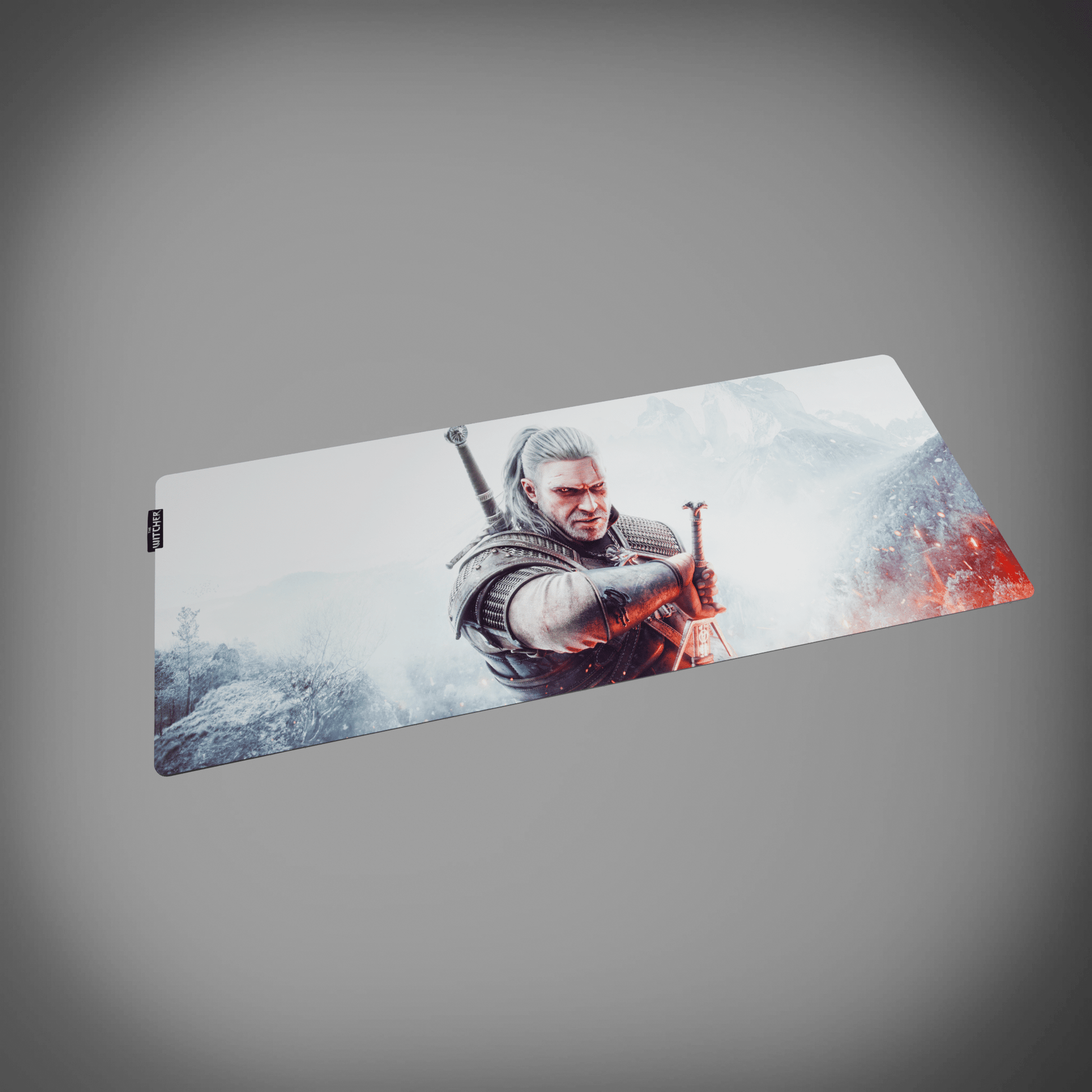 The Witcher™ Desk Mat - Geralt of Rivia Box Art - Longshot Tactical