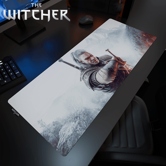 The Witcher™ Desk Mat - Geralt of Rivia Box Art - Longshot Tactical