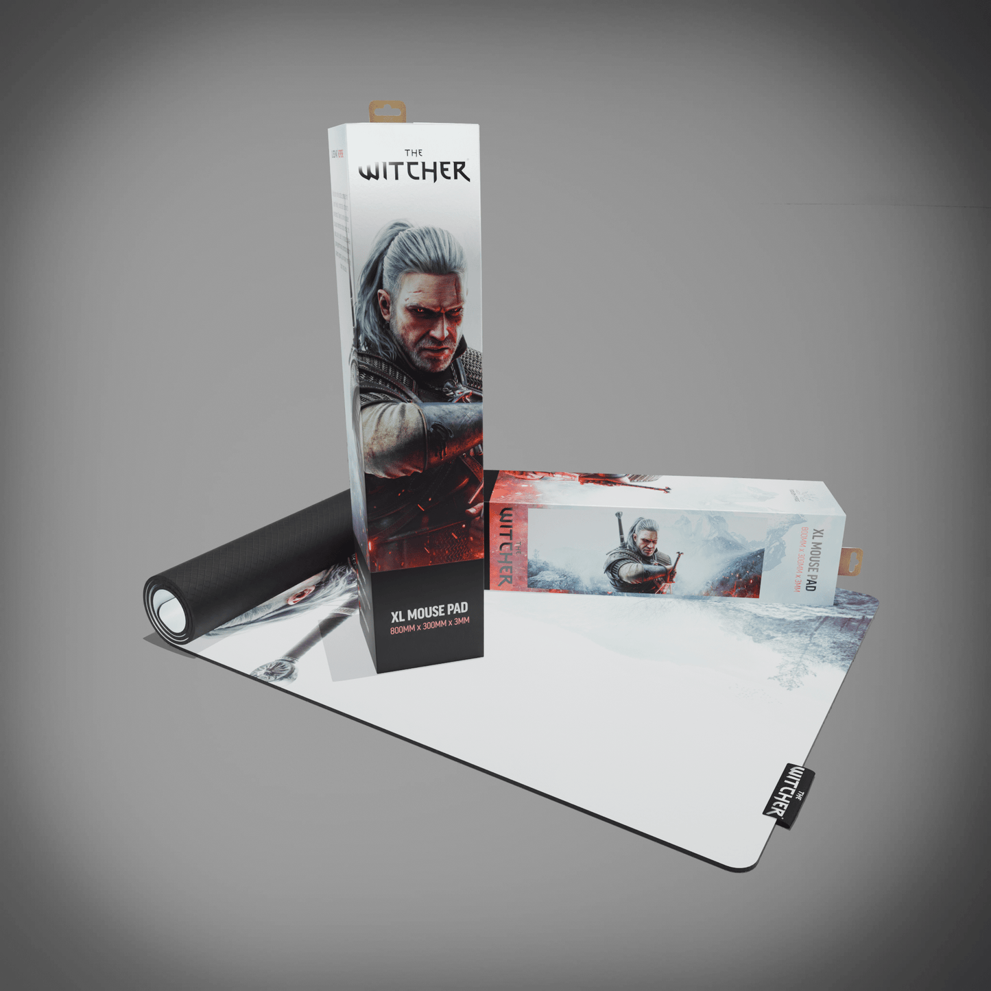 The Witcher™ Desk Mat - Geralt of Rivia Box Art - Longshot Tactical