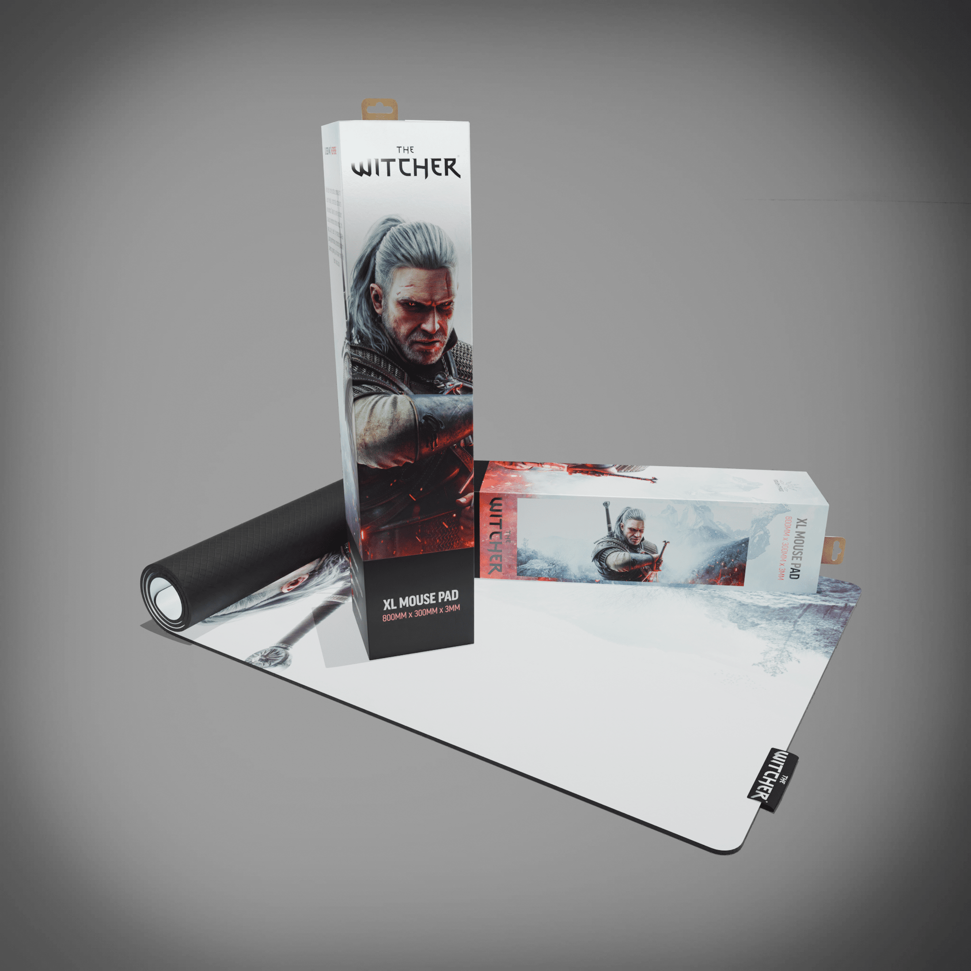 The Witcher™ Desk Mat - Geralt of Rivia Box Art - Longshot Tactical