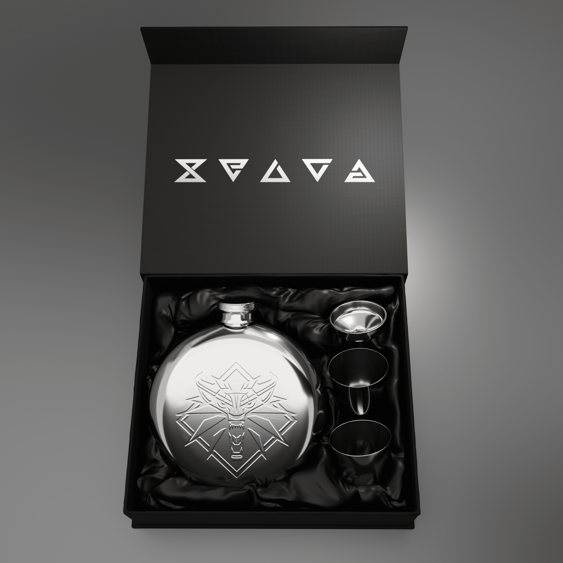 The Witcher Hip Flask Gift Set - Longshot Tactical