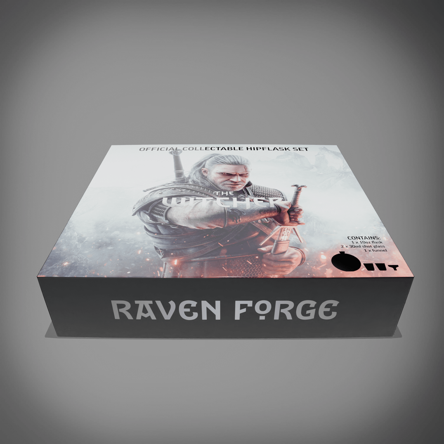 The Witcher Hip Flask Gift Set - Longshot Tactical