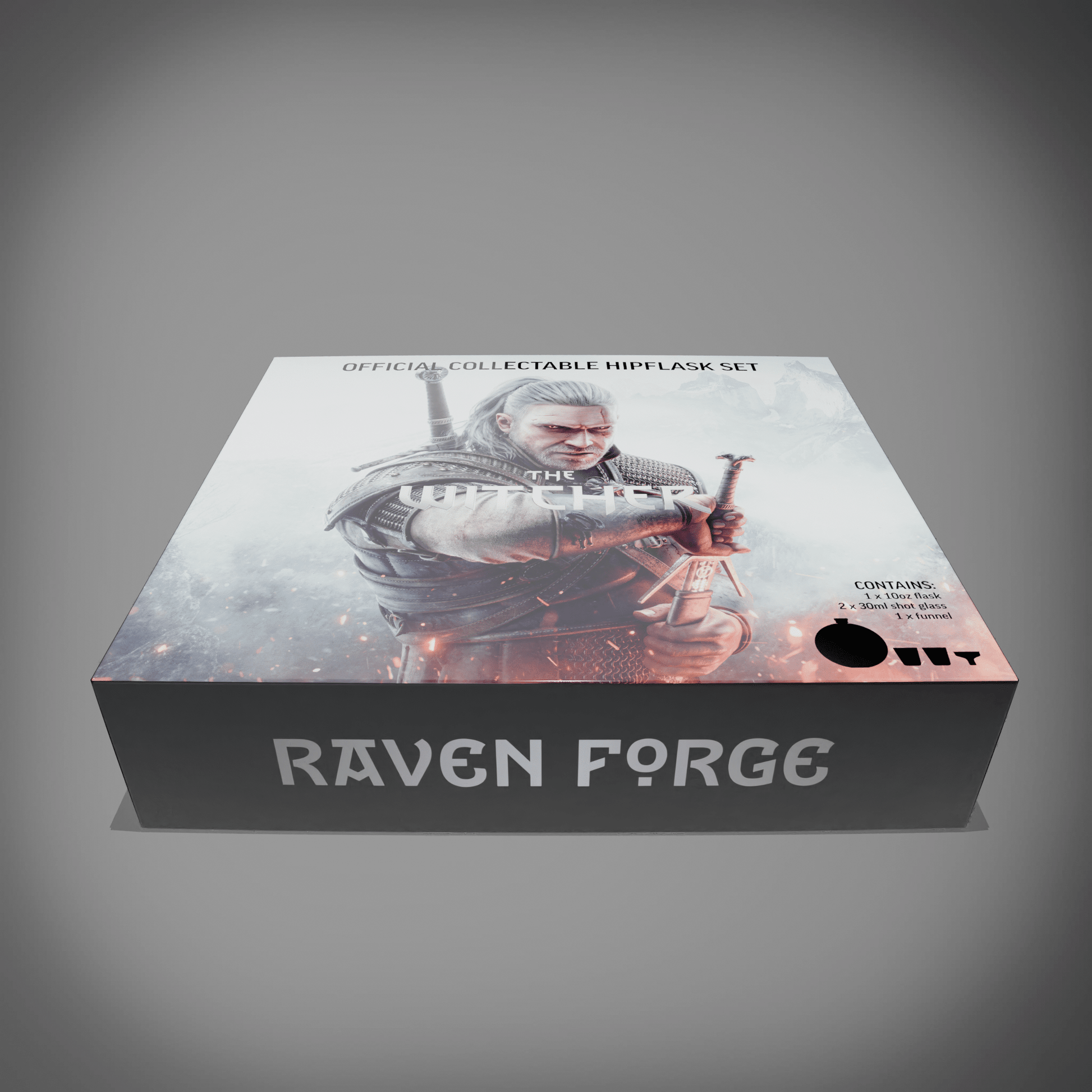 The Witcher Hip Flask Gift Set - Longshot Tactical