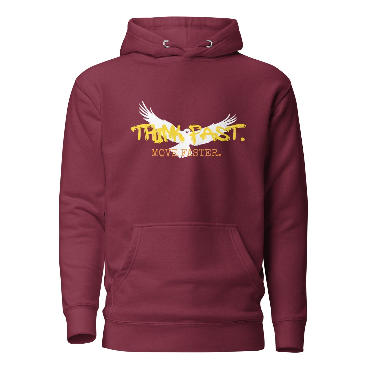 Think Fast Move Faster Falcon Unisex Hoodie - Longshot Tactical
