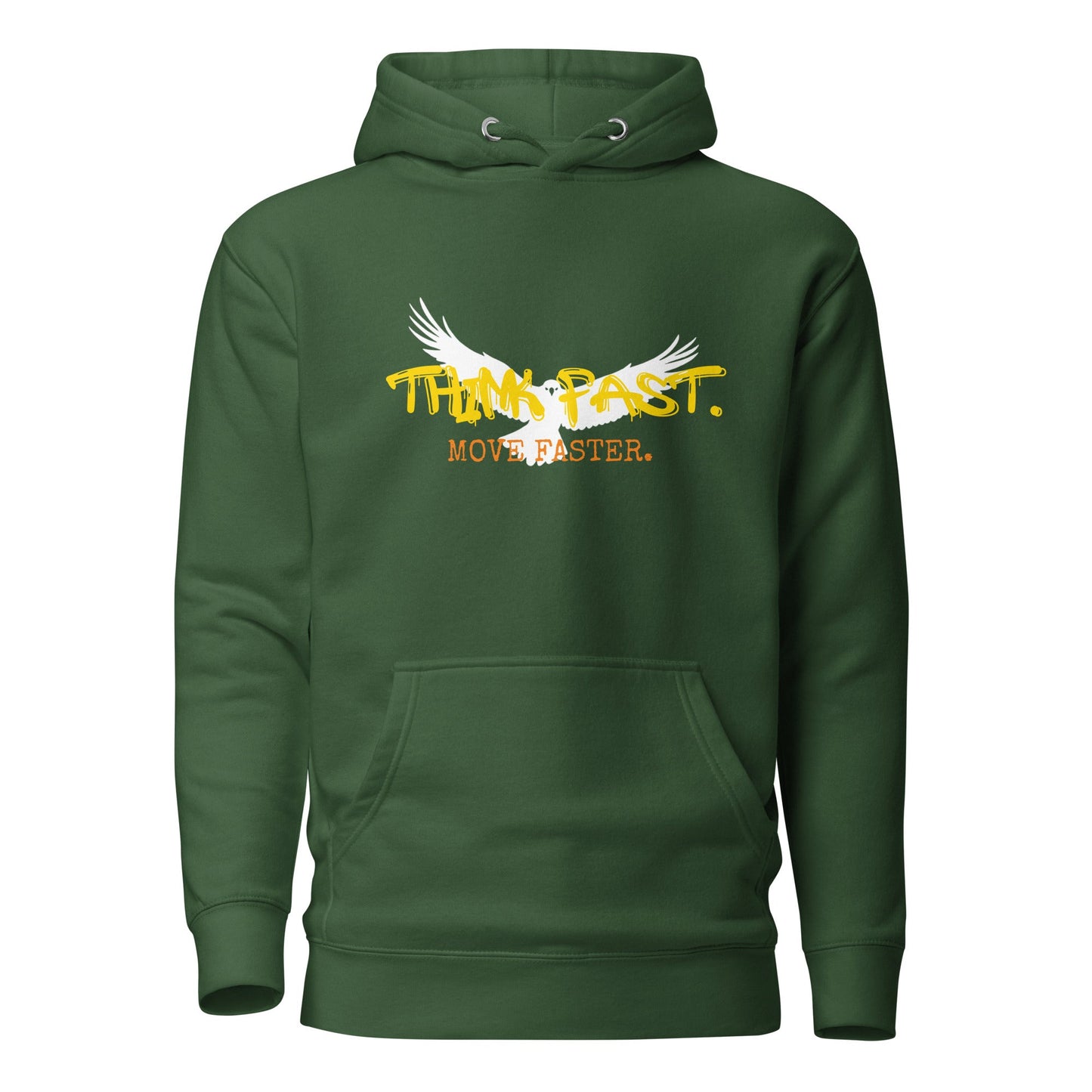Think Fast Move Faster Falcon Unisex Hoodie - Longshot Tactical