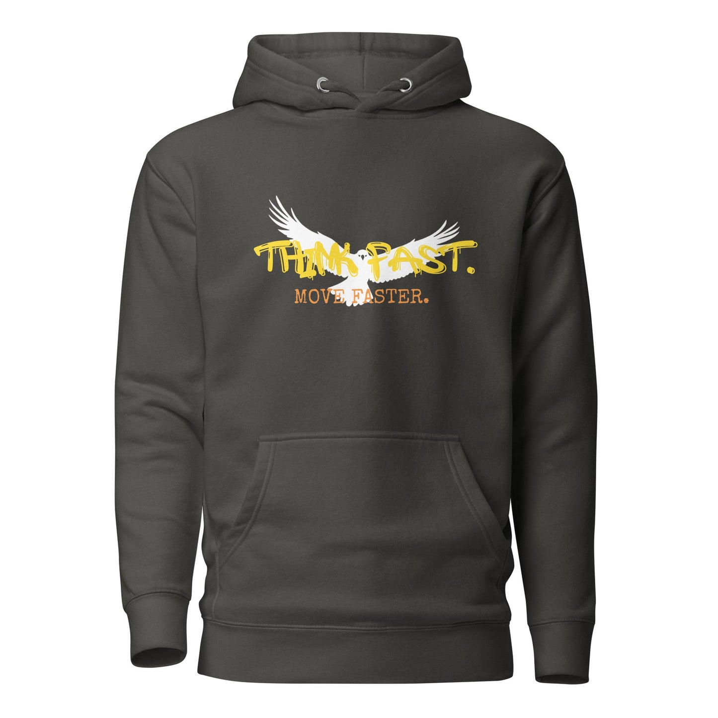 Think Fast Move Faster Falcon Unisex Hoodie - Longshot Tactical