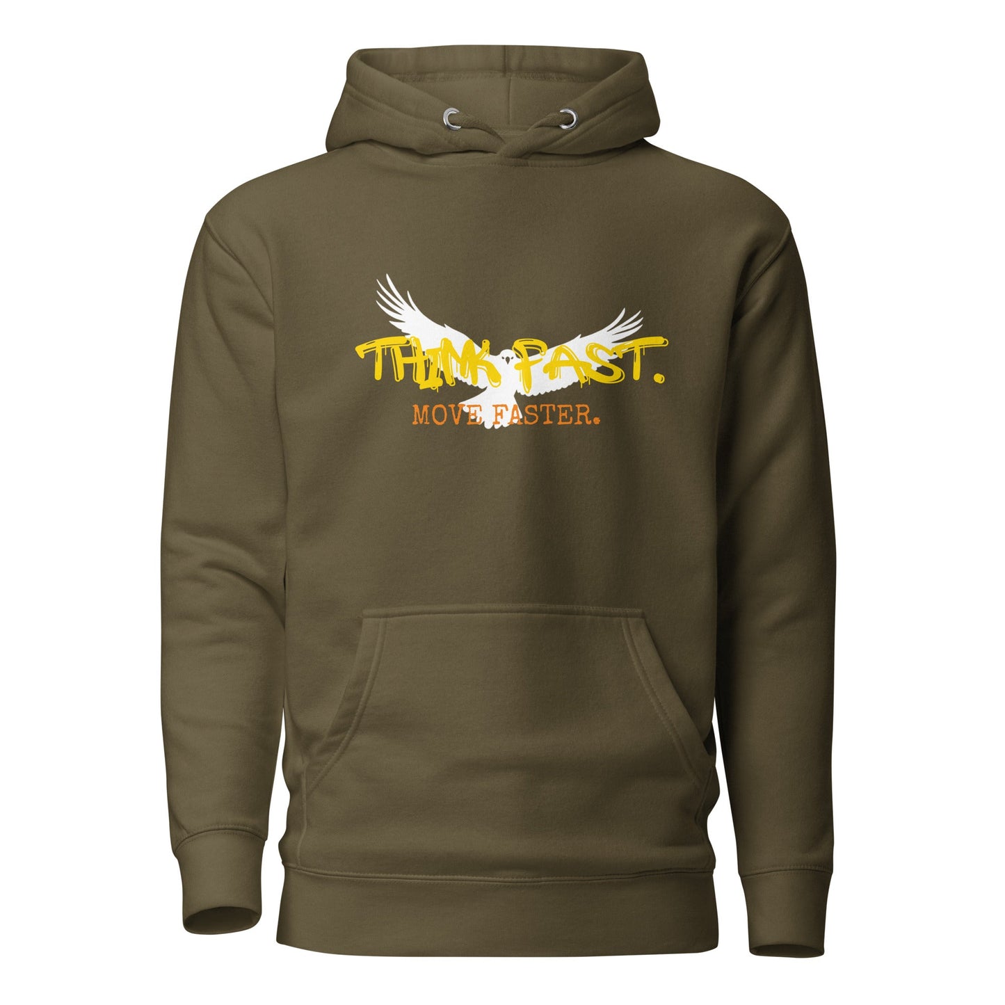 Think Fast Move Faster Falcon Unisex Hoodie - Longshot Tactical
